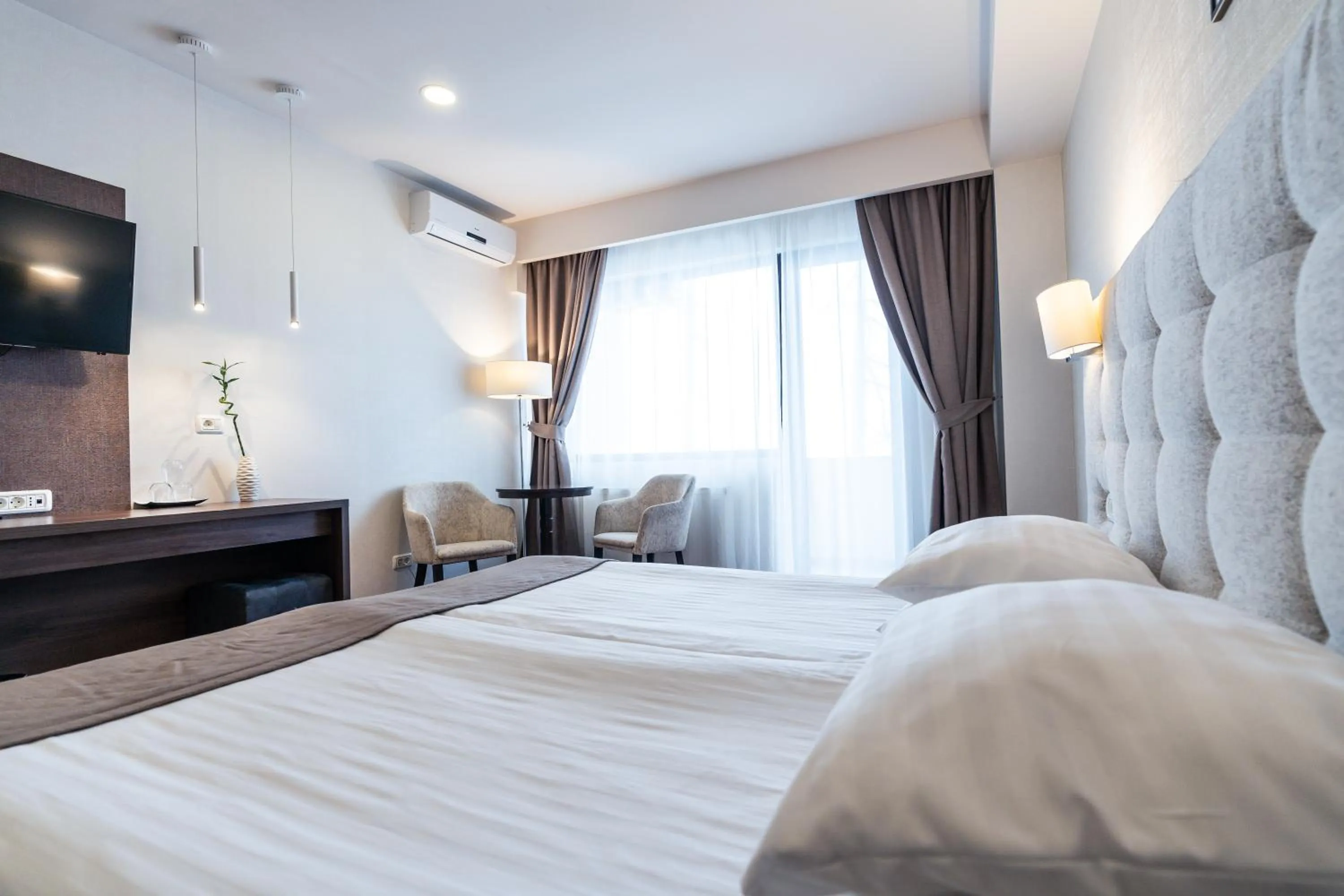 Bed in Grand Hotel Belvedere