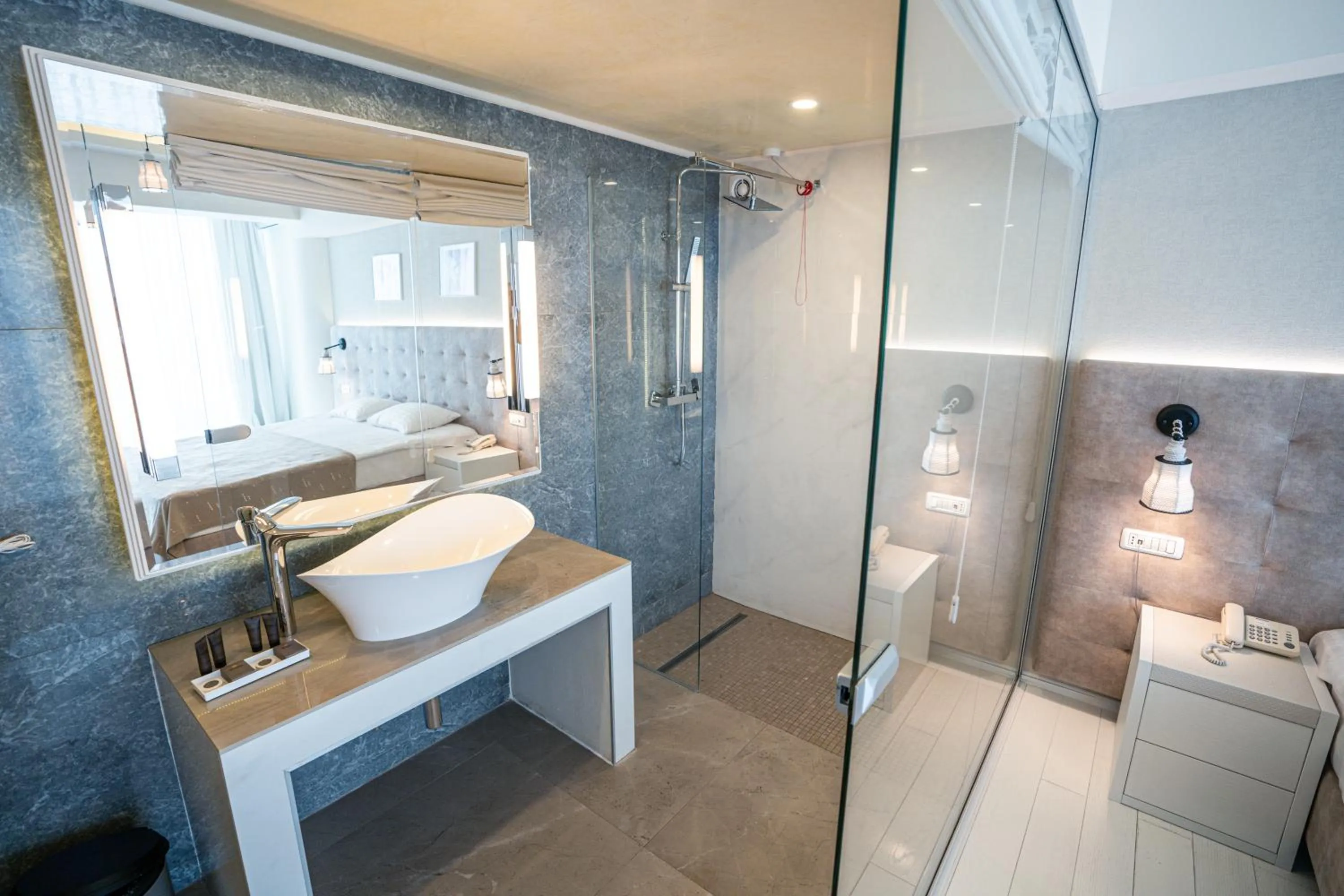 Bathroom in Grand Hotel Belvedere