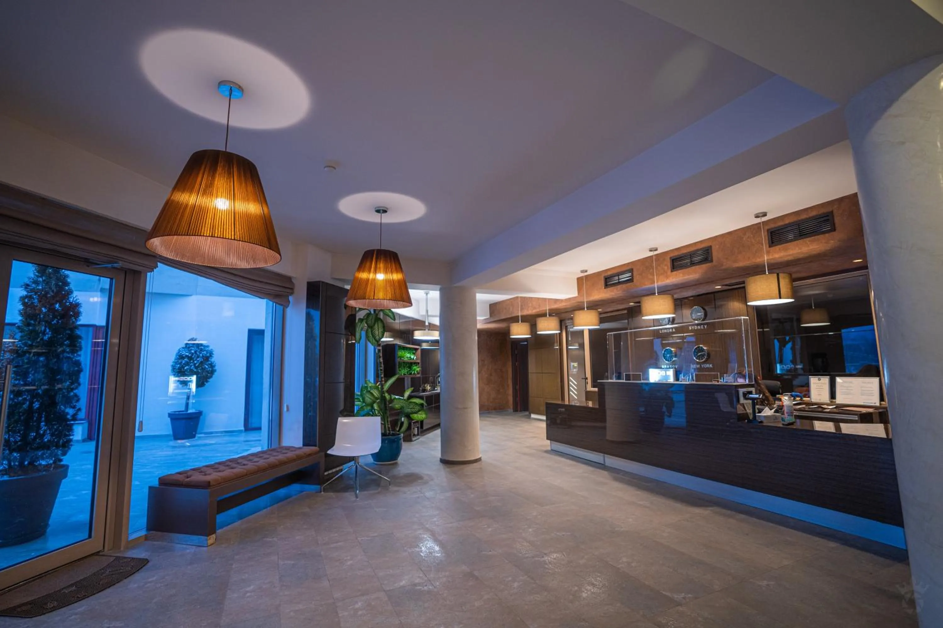 Lobby or reception in Grand Hotel Belvedere