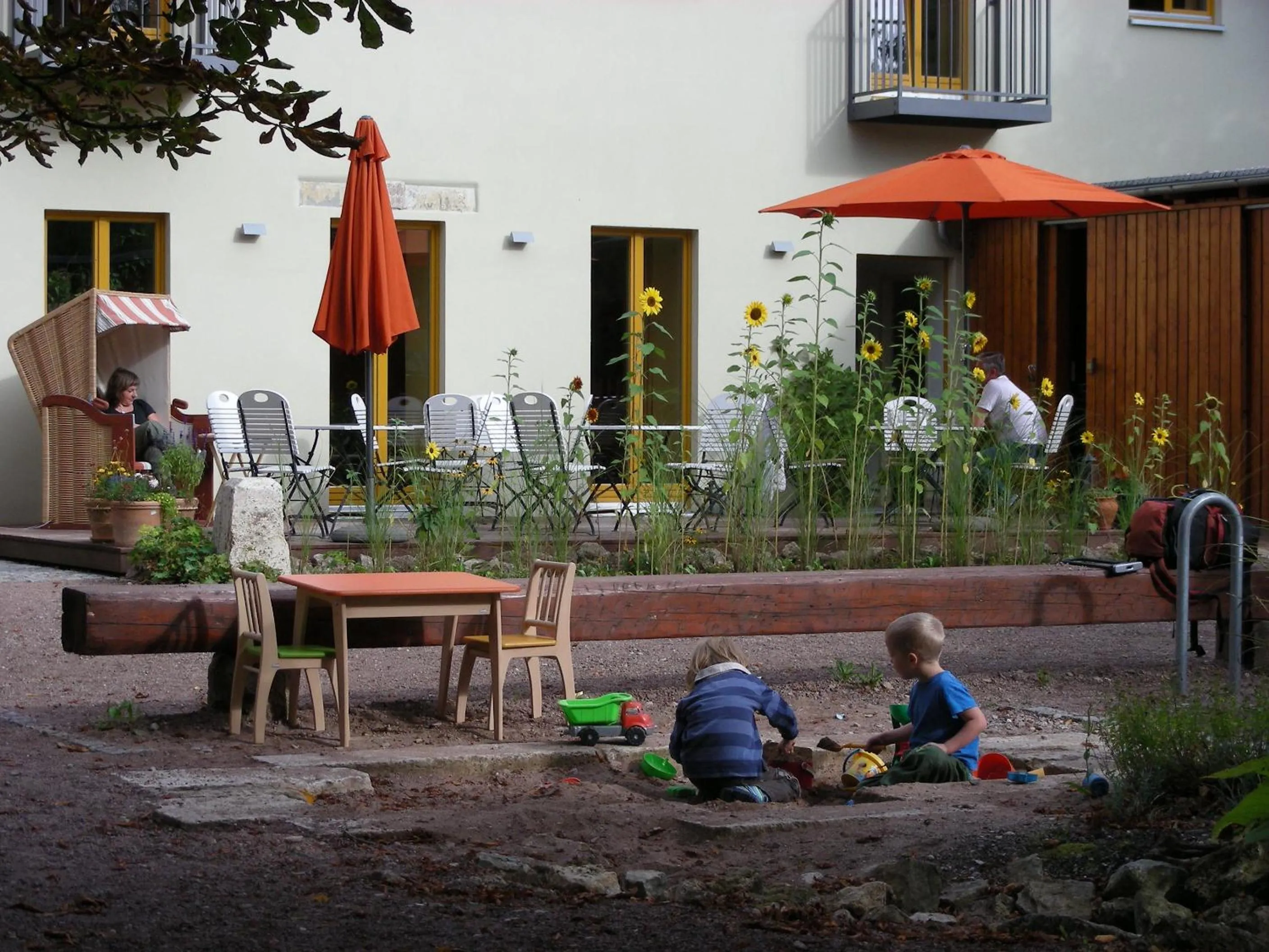 Family in Bio Hotel Kipperquelle