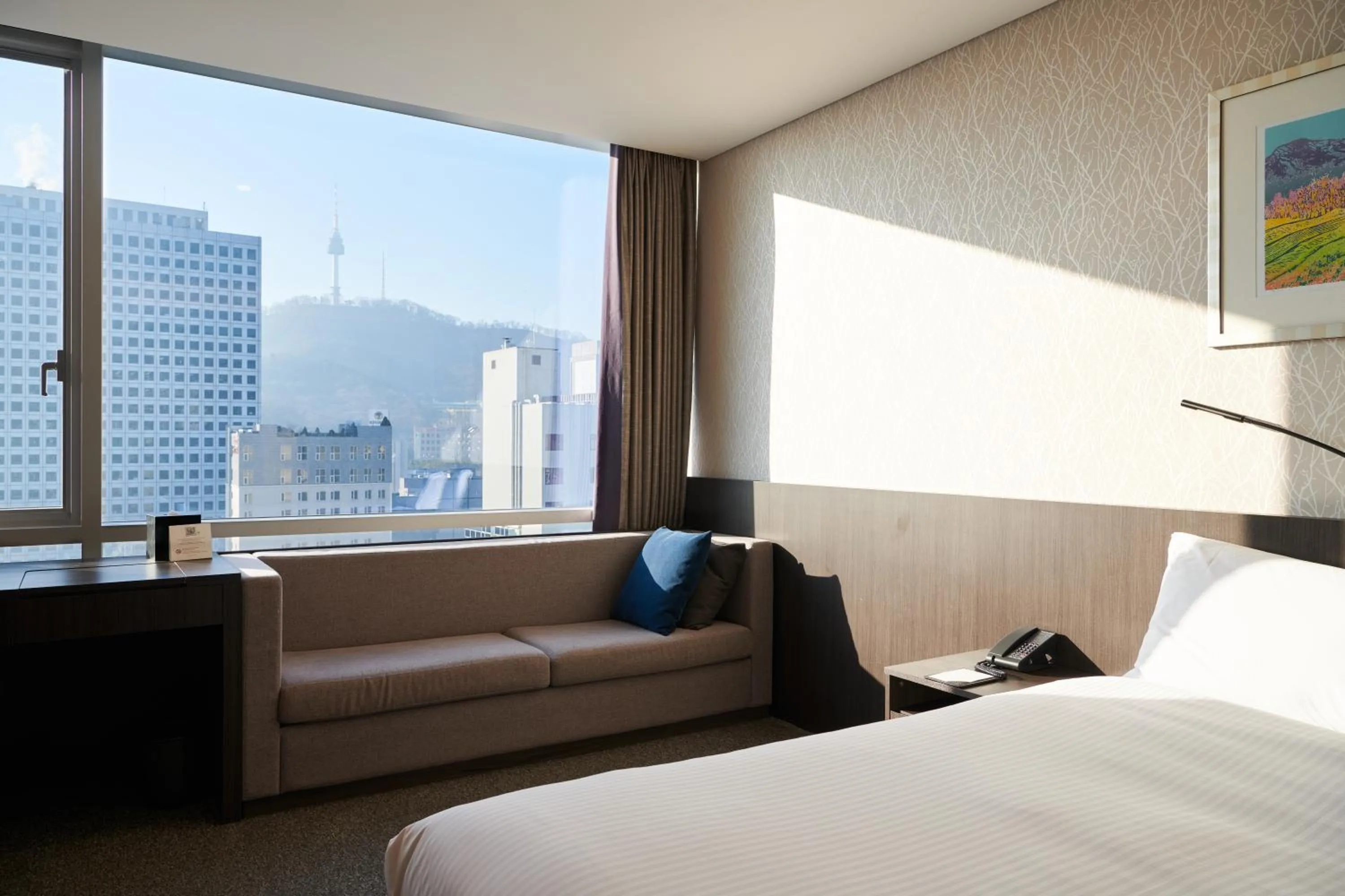 View (from property/room), Bed in Nine Tree by Parnas Seoul Myeongdong 2