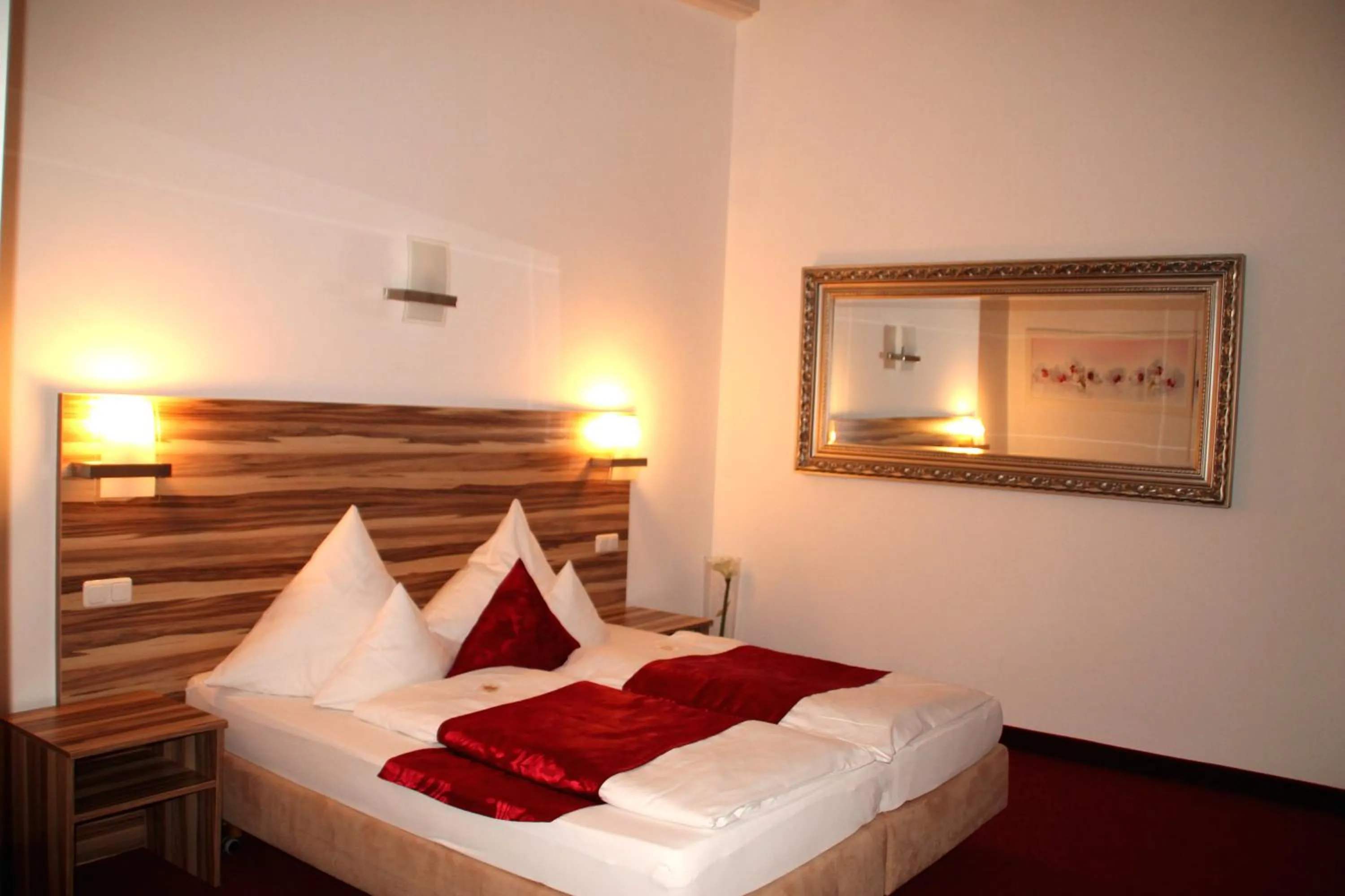 Bed in Hotel Bruckertshof