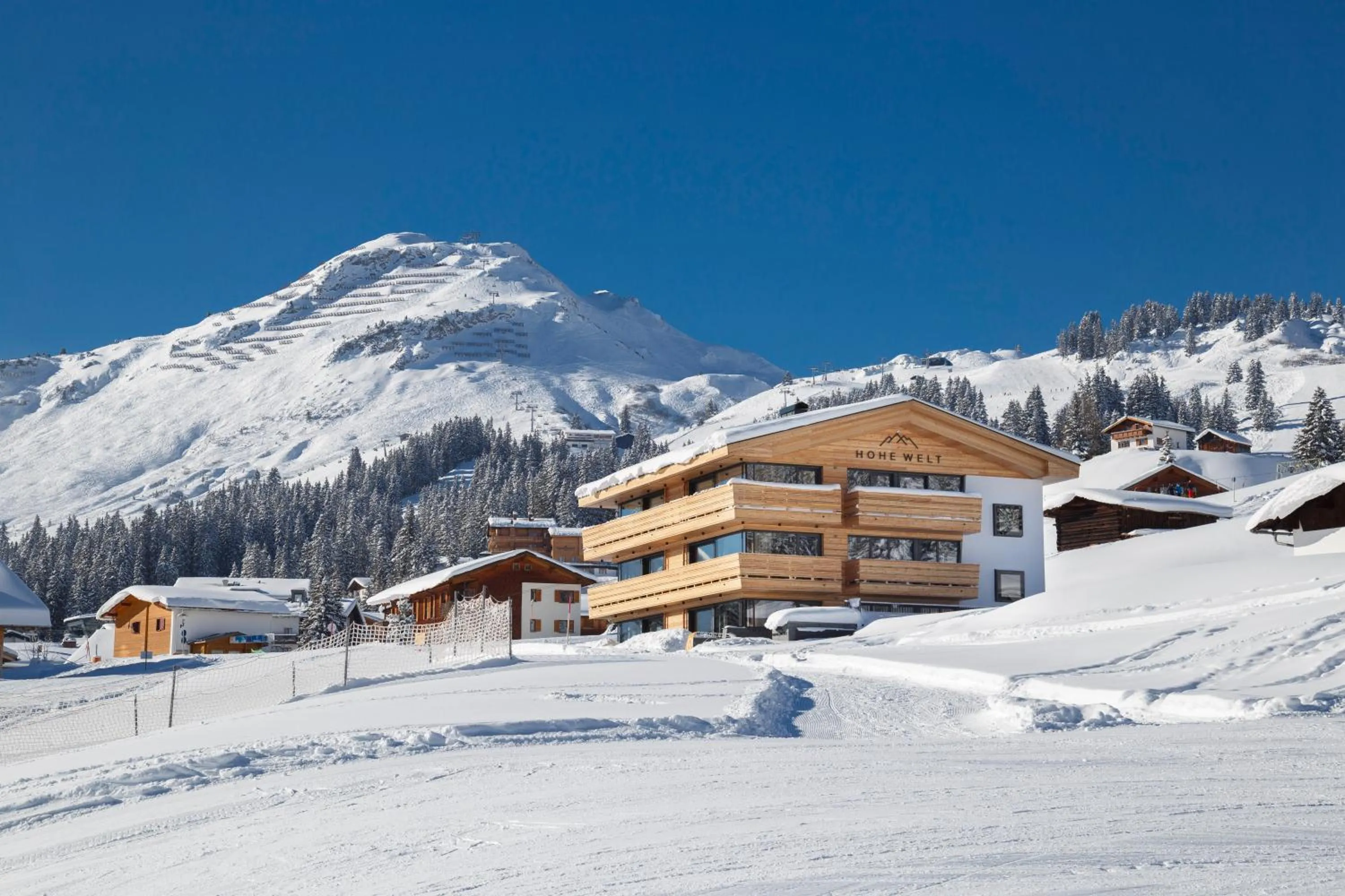 Property building in Chalet Hohe Welt - luxury apartments