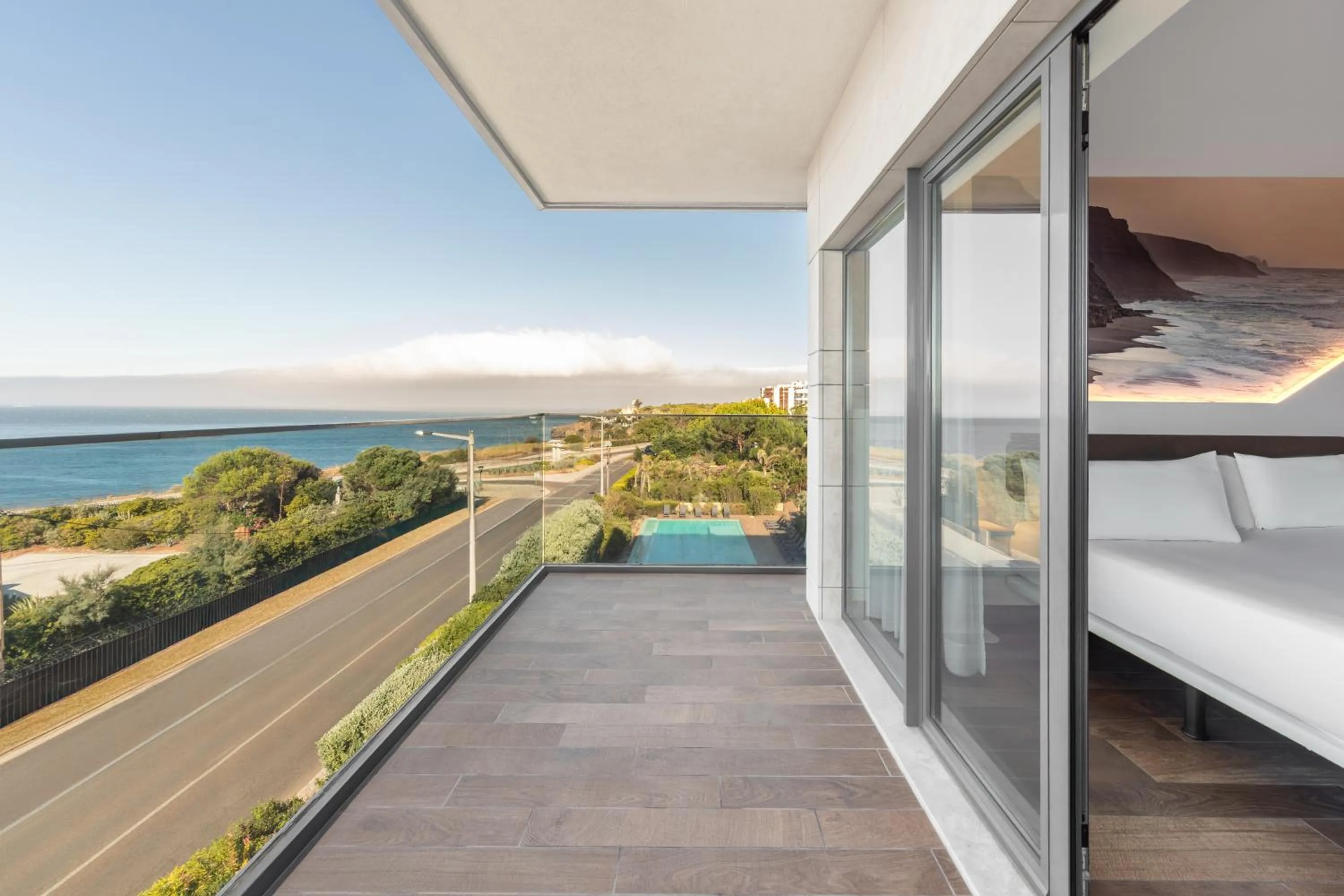 Balcony/Terrace, Bed in Eurostars Cascais