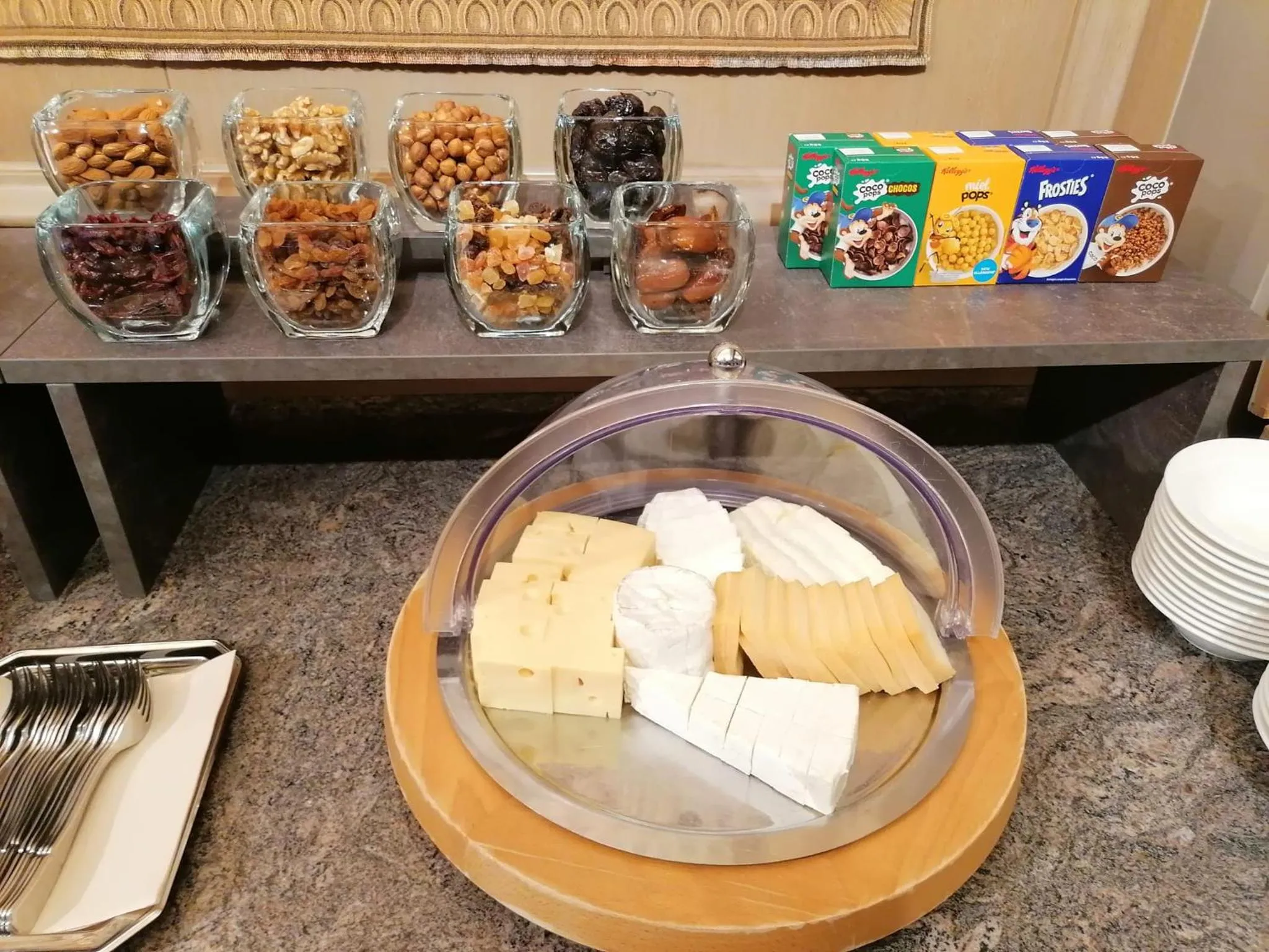 Buffet breakfast in Ambassador Hotel