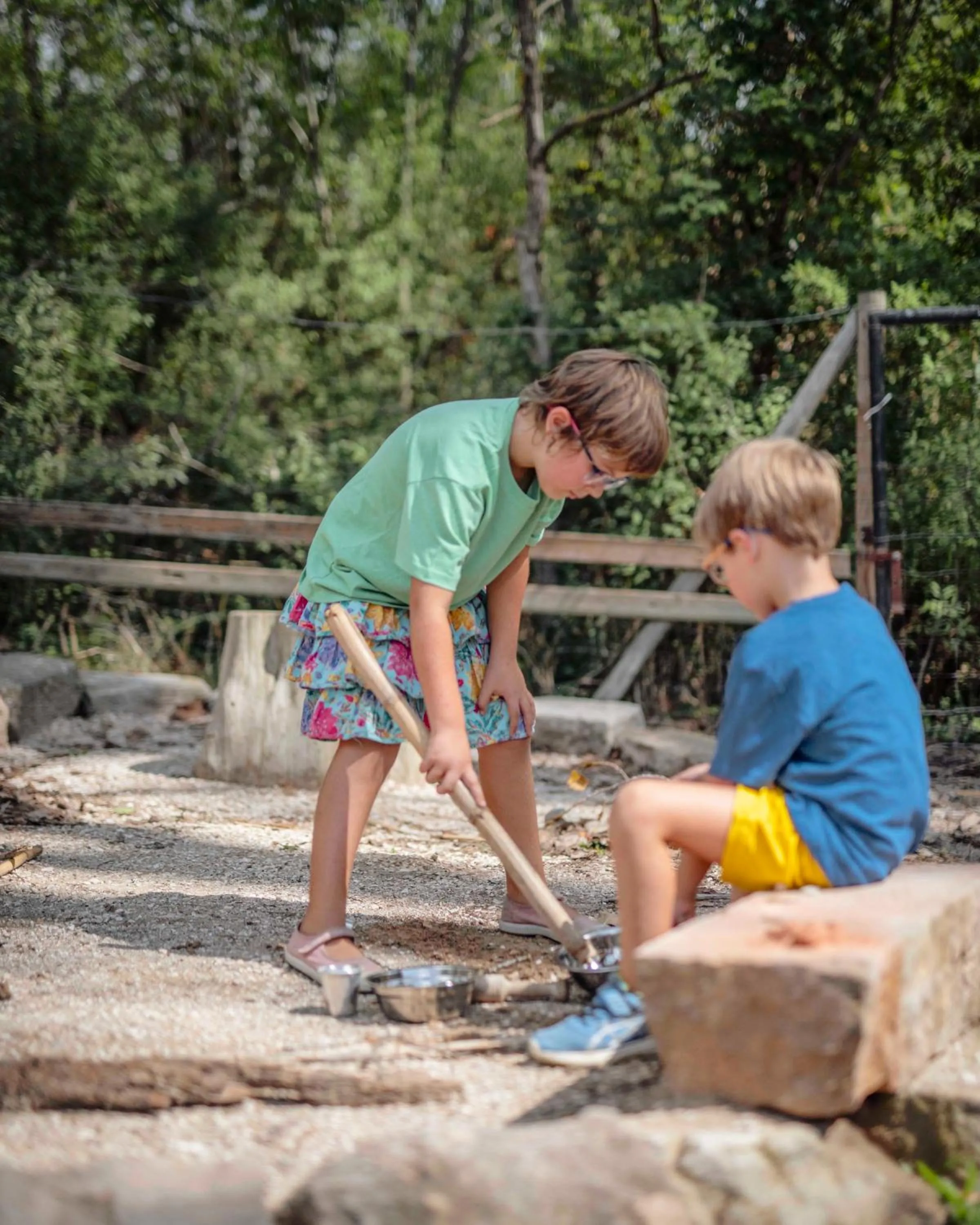 Children play ground in Can Alemany