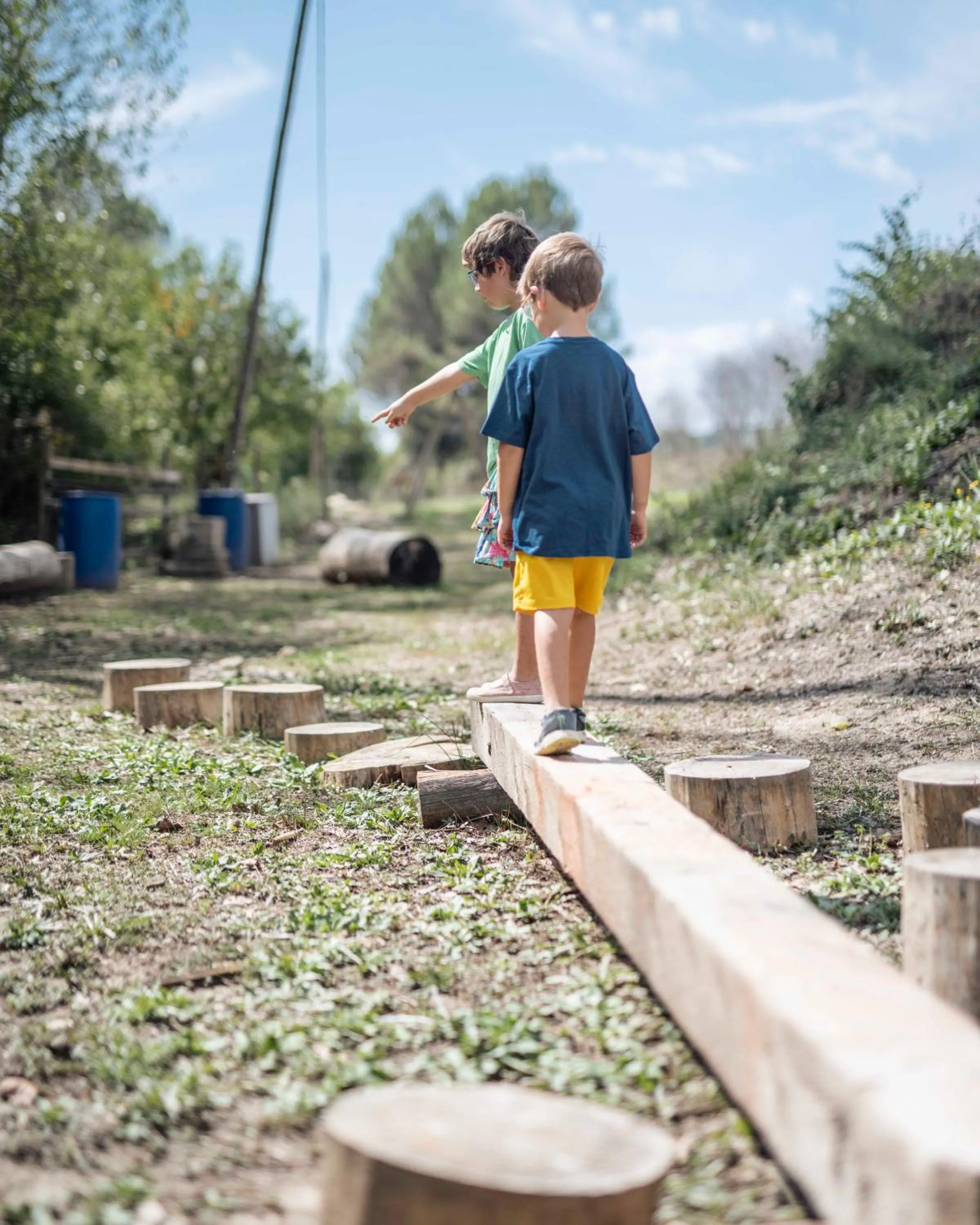 Children play ground in Can Alemany