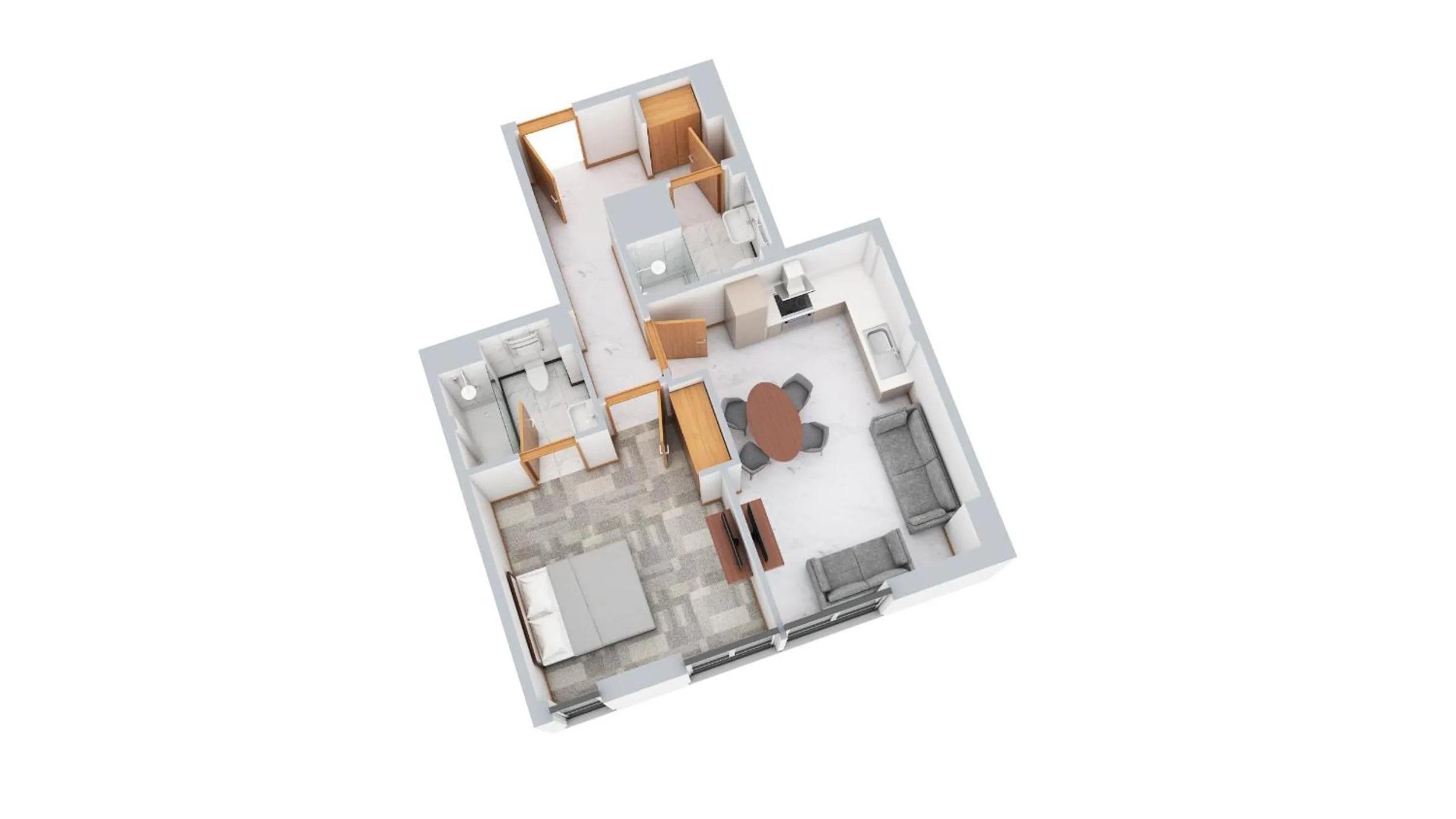 Floor plan in Sanctum Belsize Road