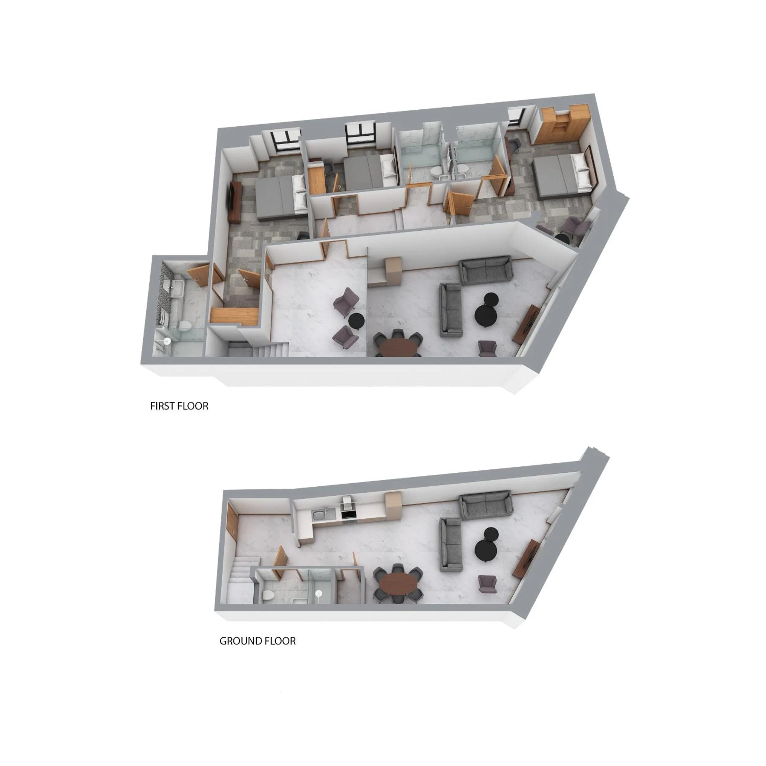 Floor plan in Sanctum Belsize Road