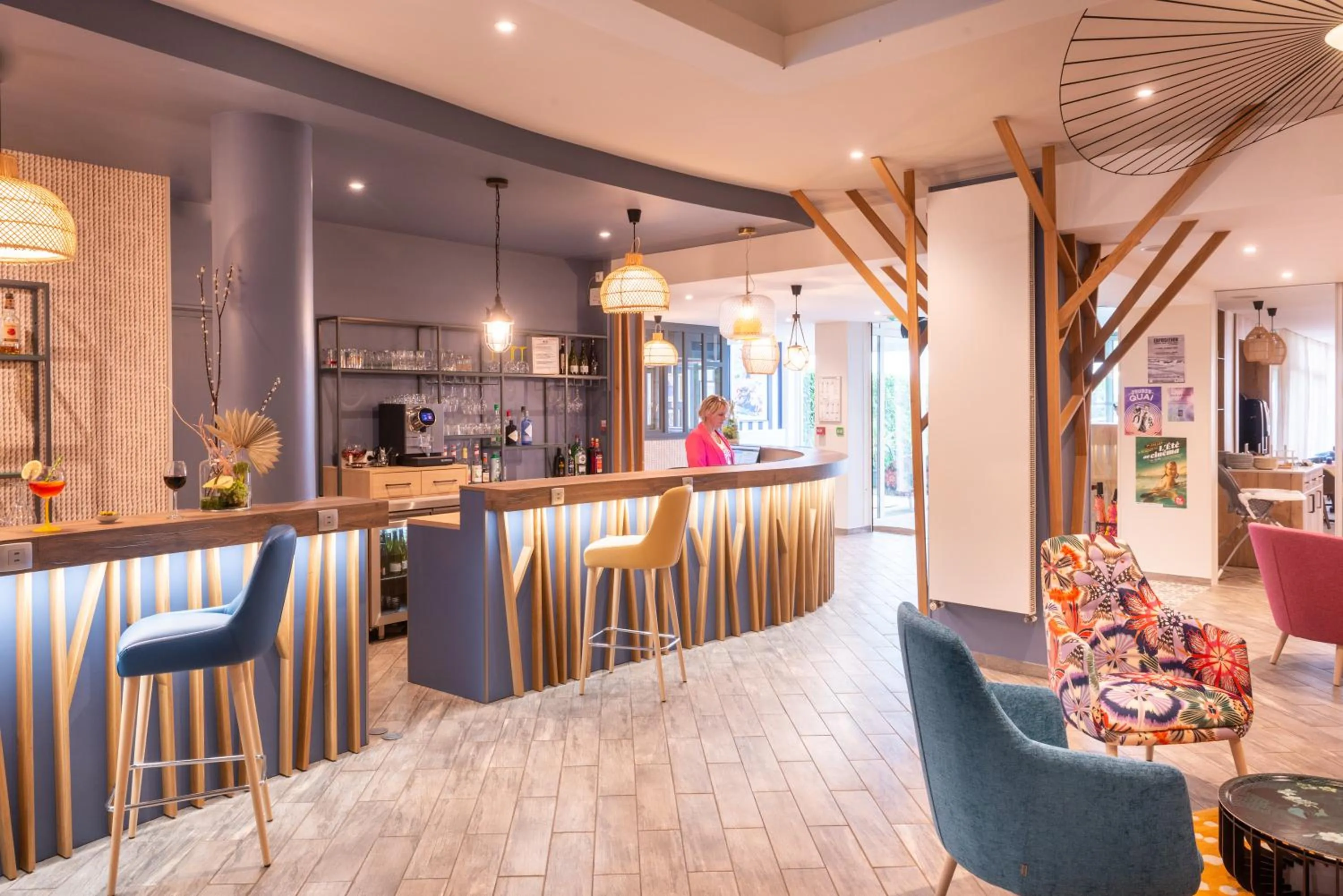 Lobby or reception in Hôtel de la Plage