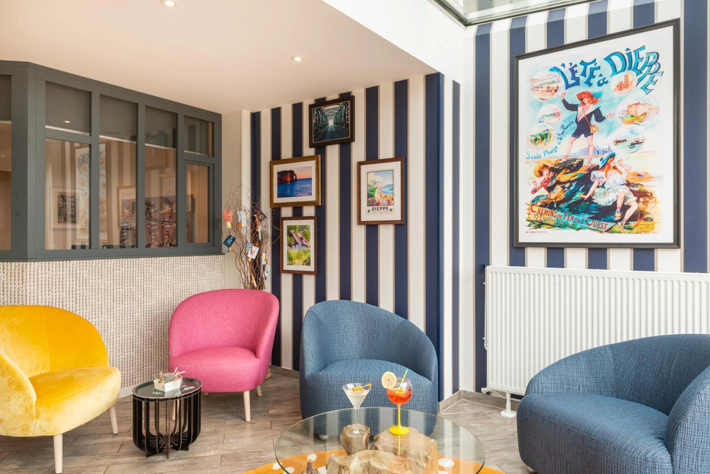 Seating area in Hôtel de la Plage