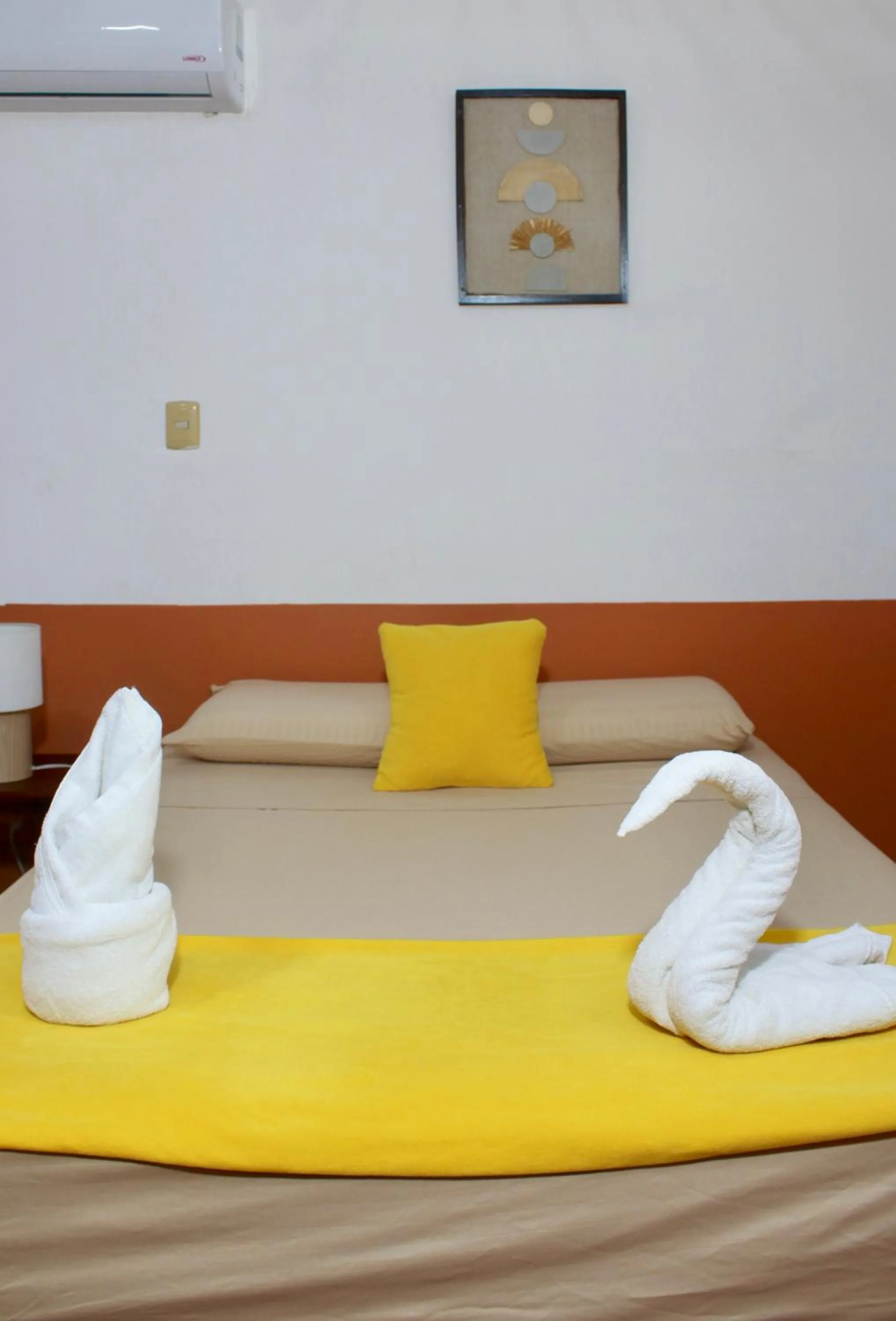 Bed in Hotel Hacienda del Mar