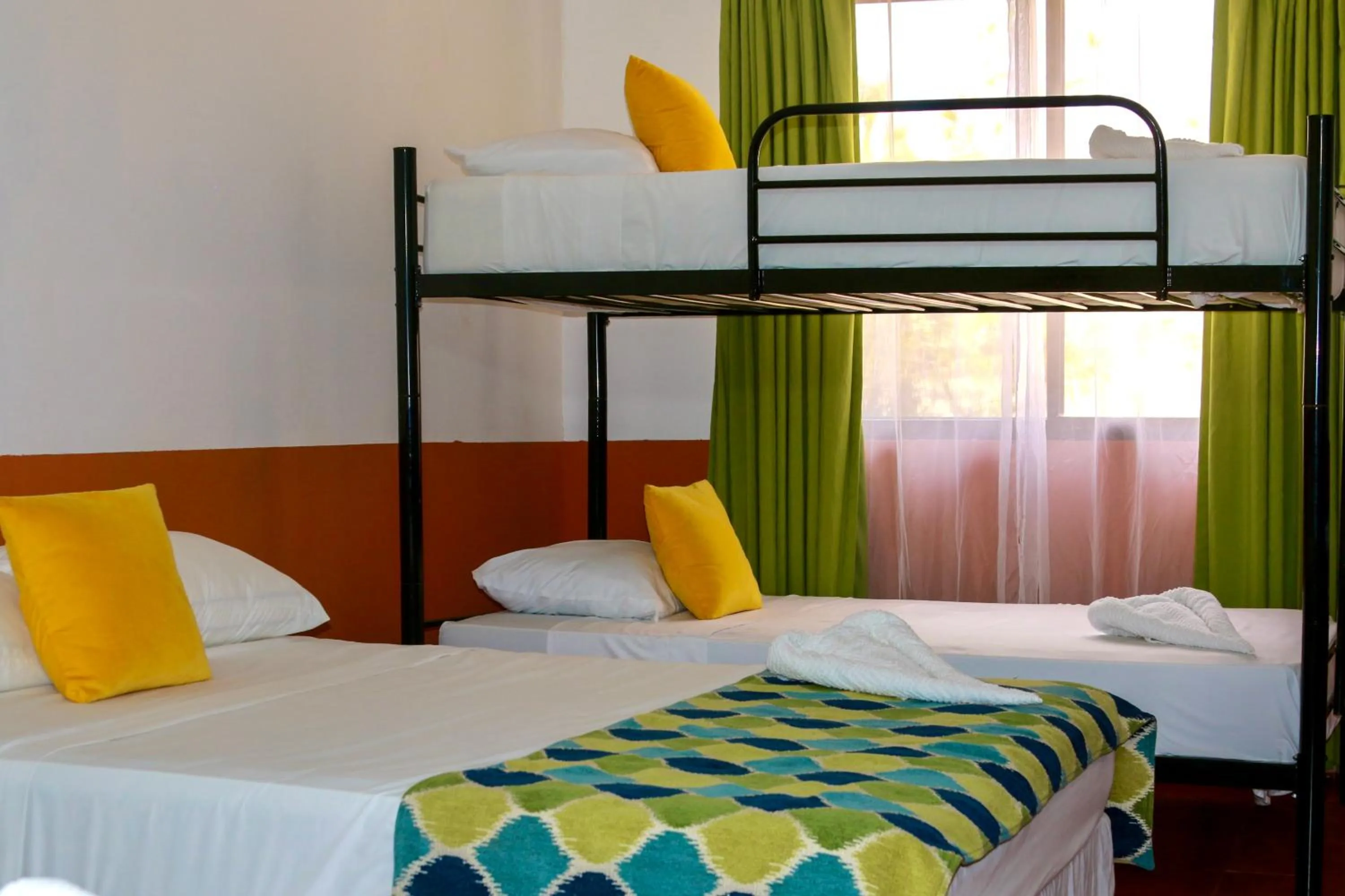 Bed in Hotel Hacienda del Mar