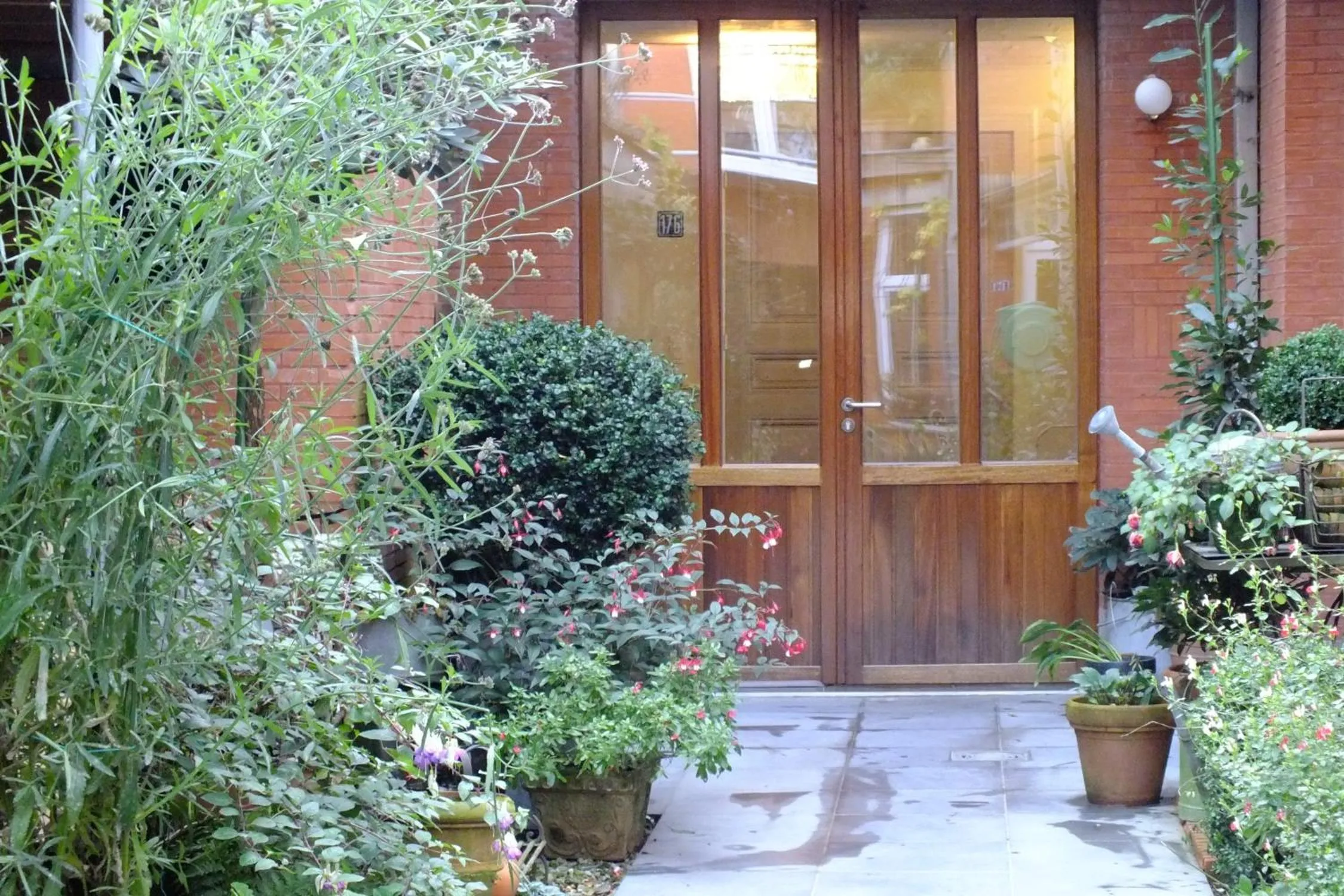 Patio in B&B Sint Pieter