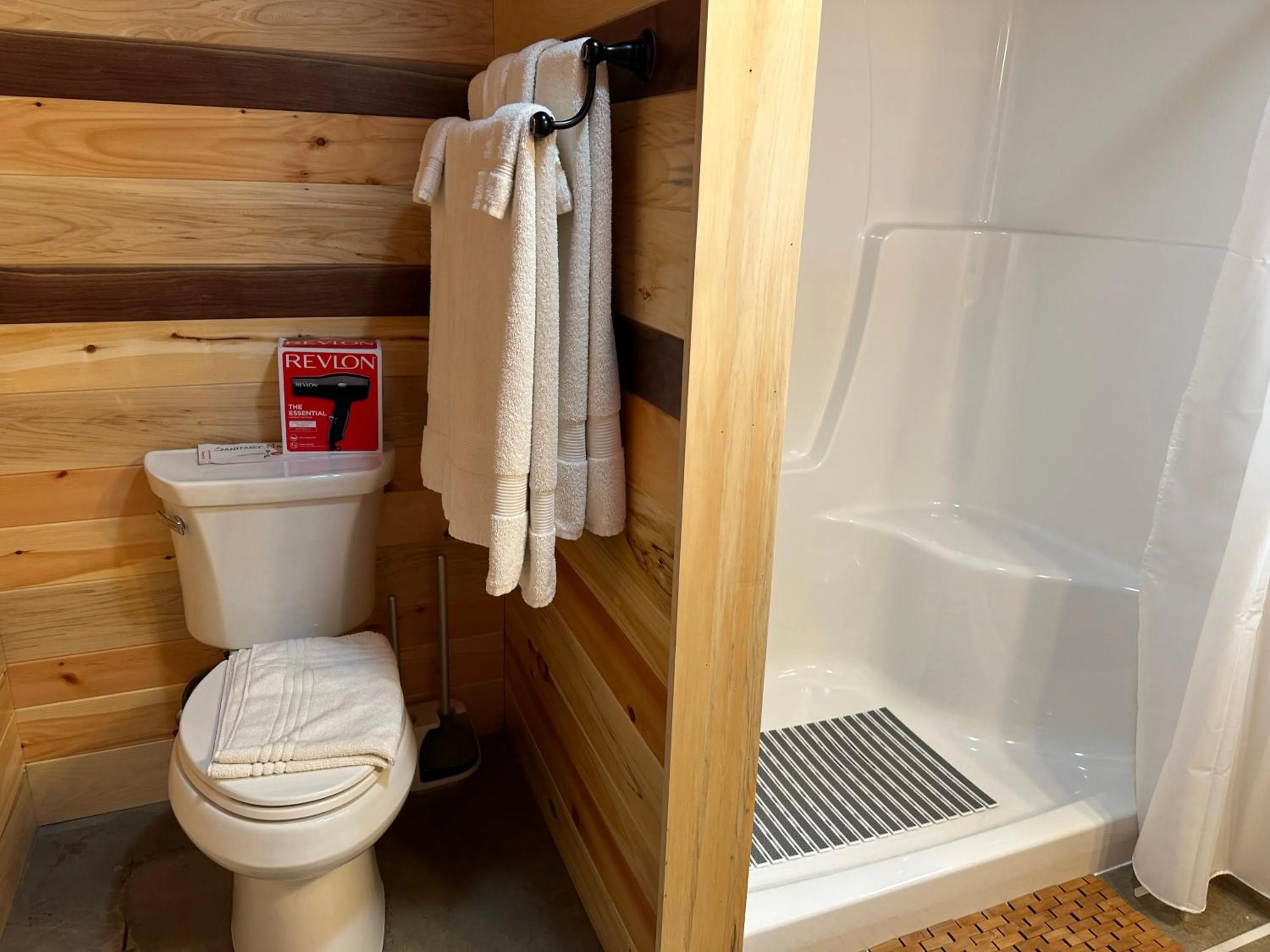 Shower in Justin Trails Resort