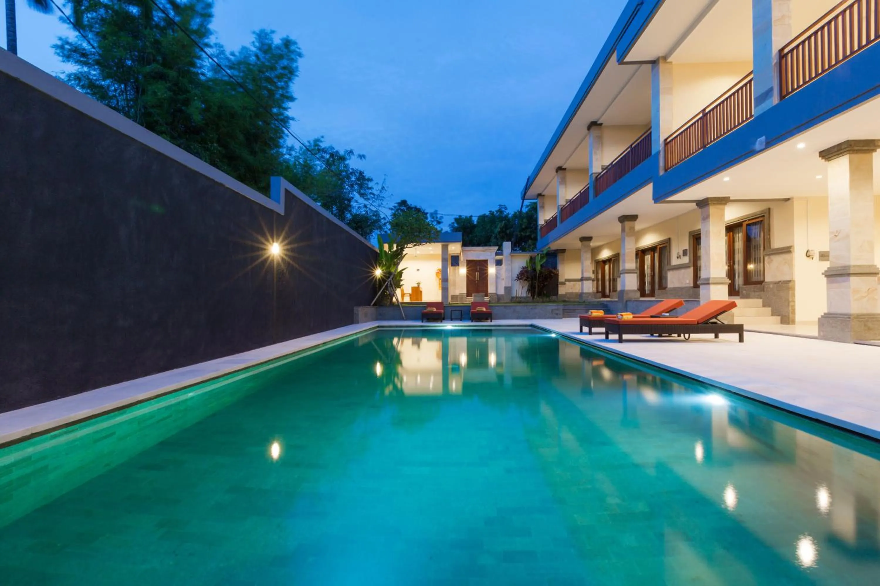 Swimming pool in Kubu Petitenget Suite Seminyak