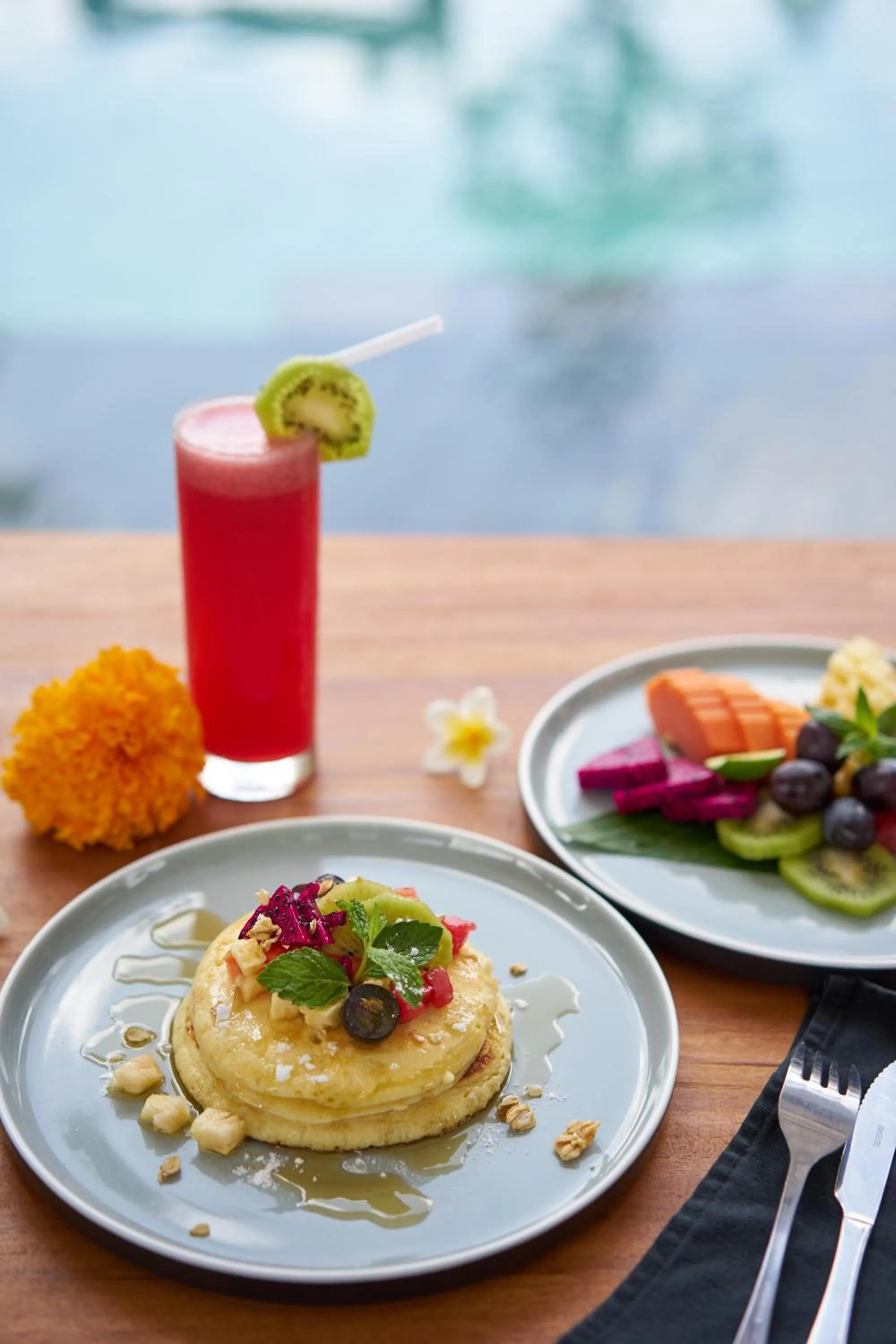 Pool view in Kubu Tropis