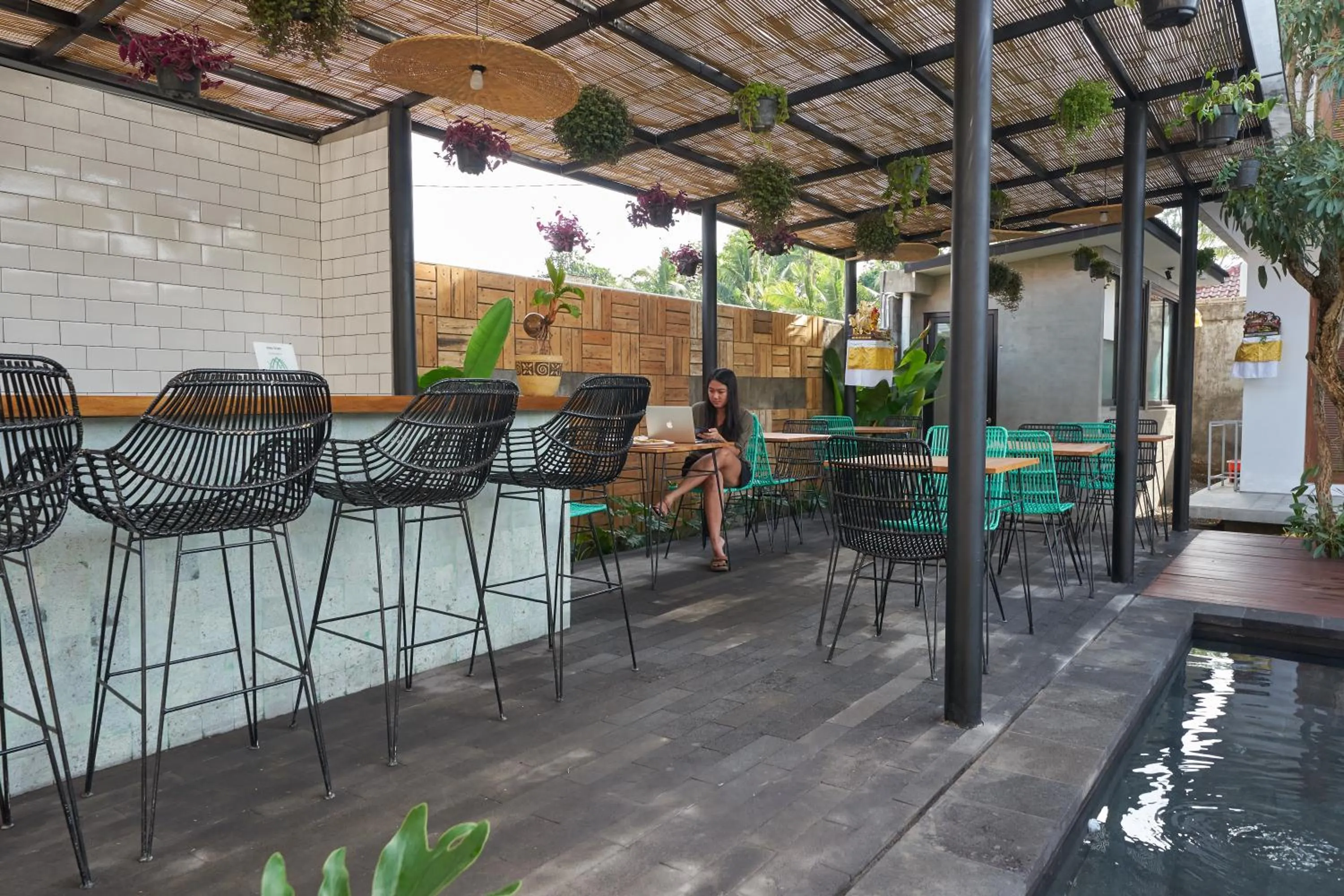 Lounge or bar in Kubu Tropis