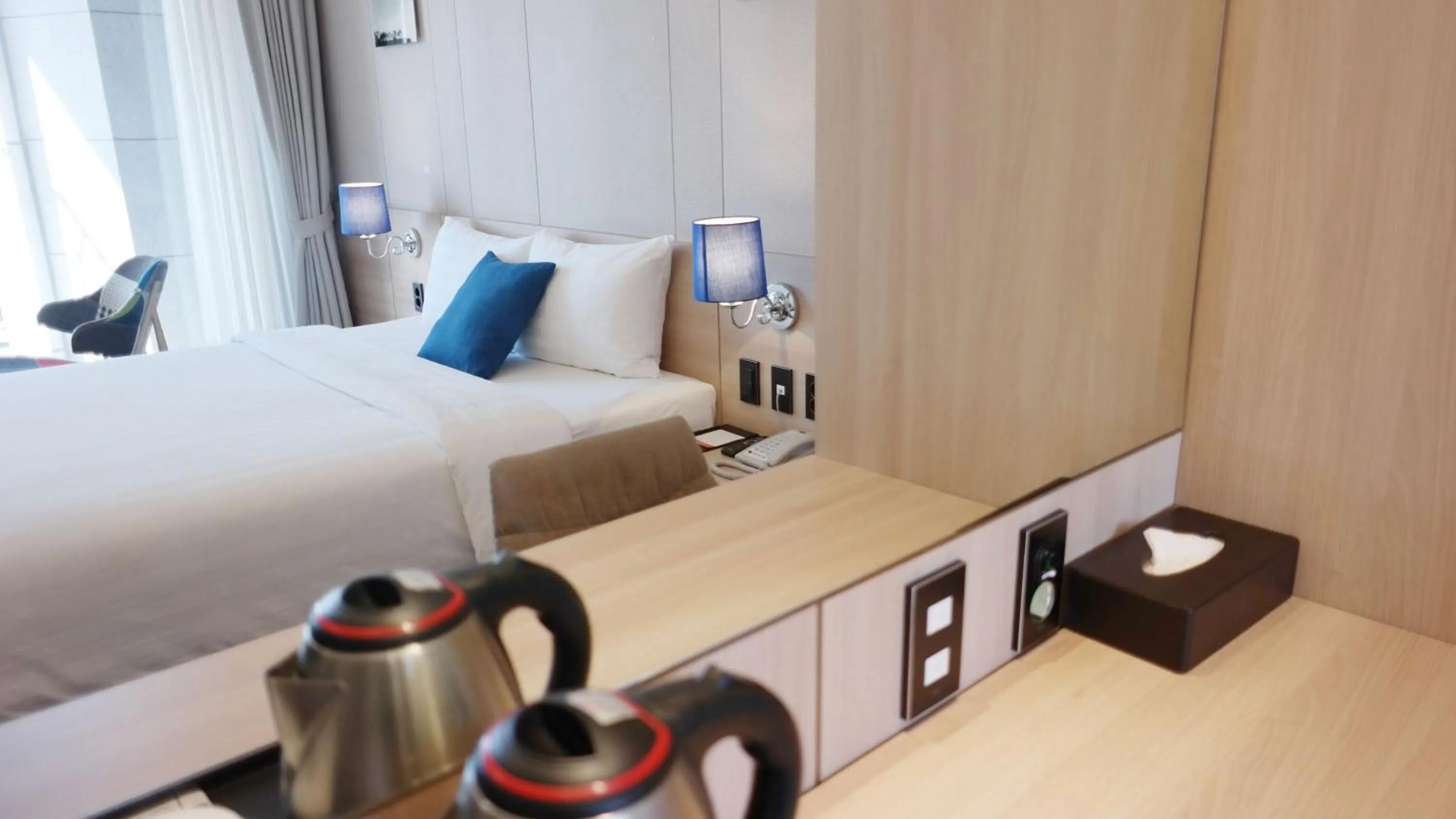 Bed in Hotel bridge Seogwipo