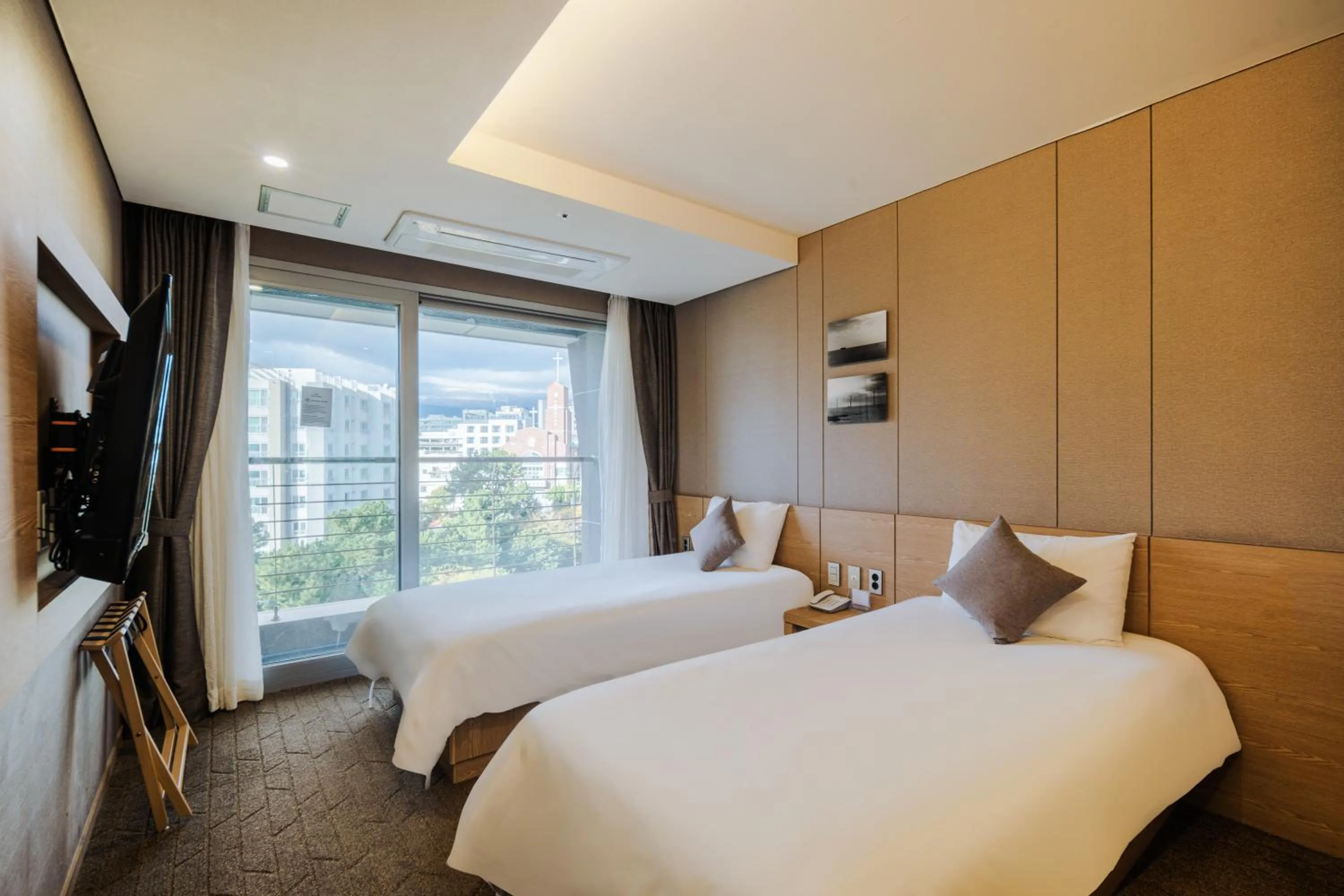 Bed in Hotel bridge Seogwipo