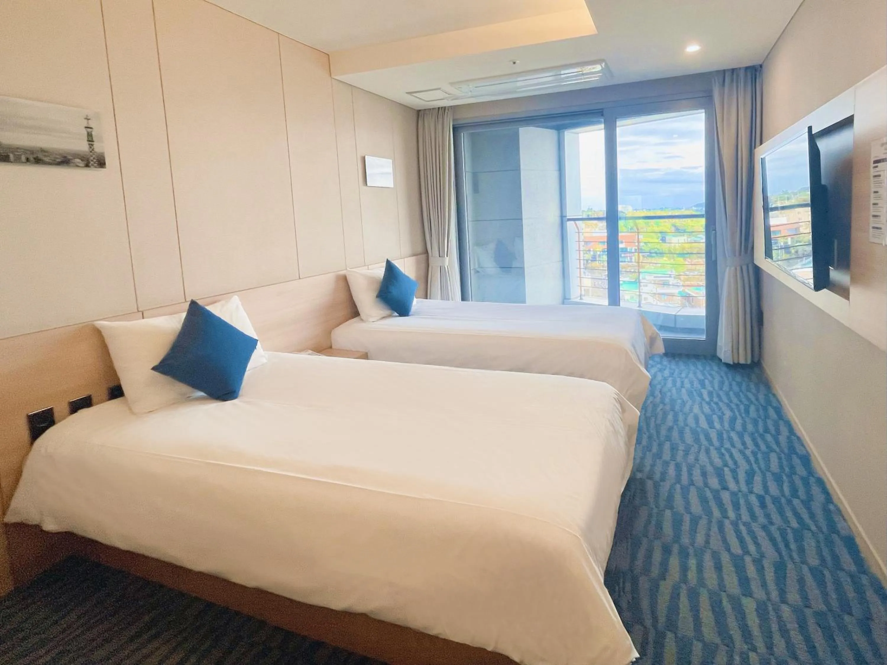 Bed in Hotel bridge Seogwipo