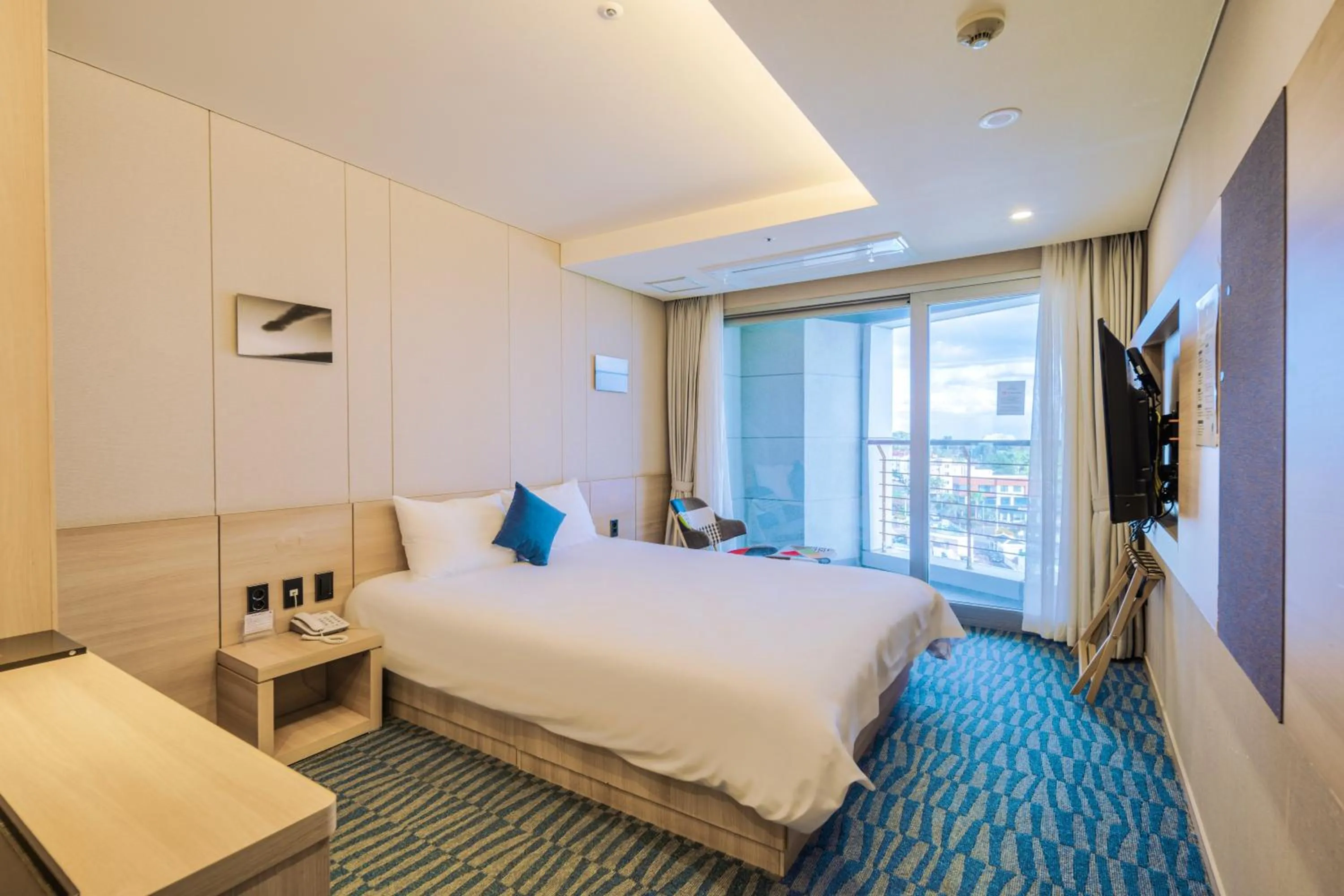 Bed in Hotel bridge Seogwipo