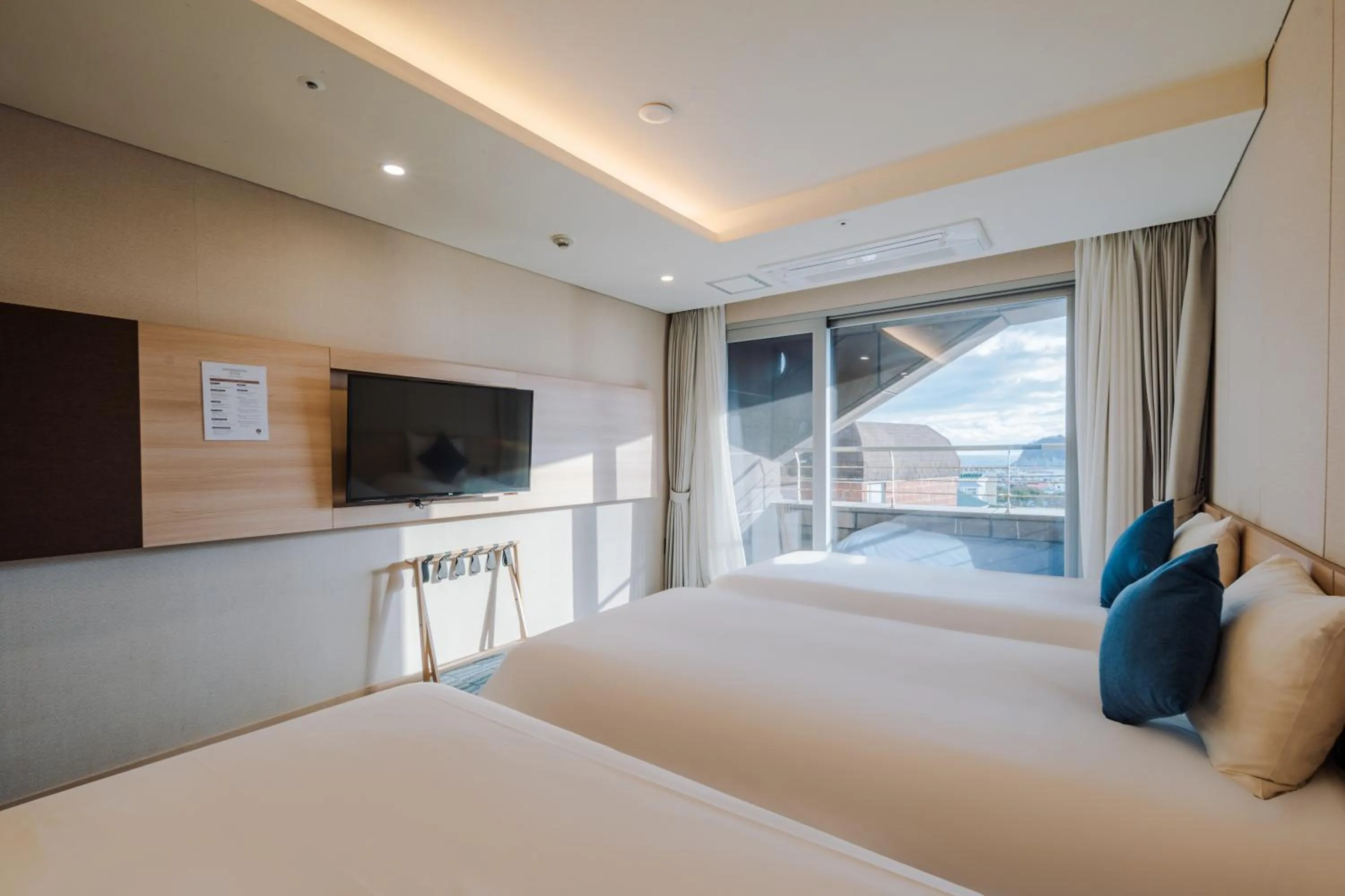 Bed in Hotel bridge Seogwipo