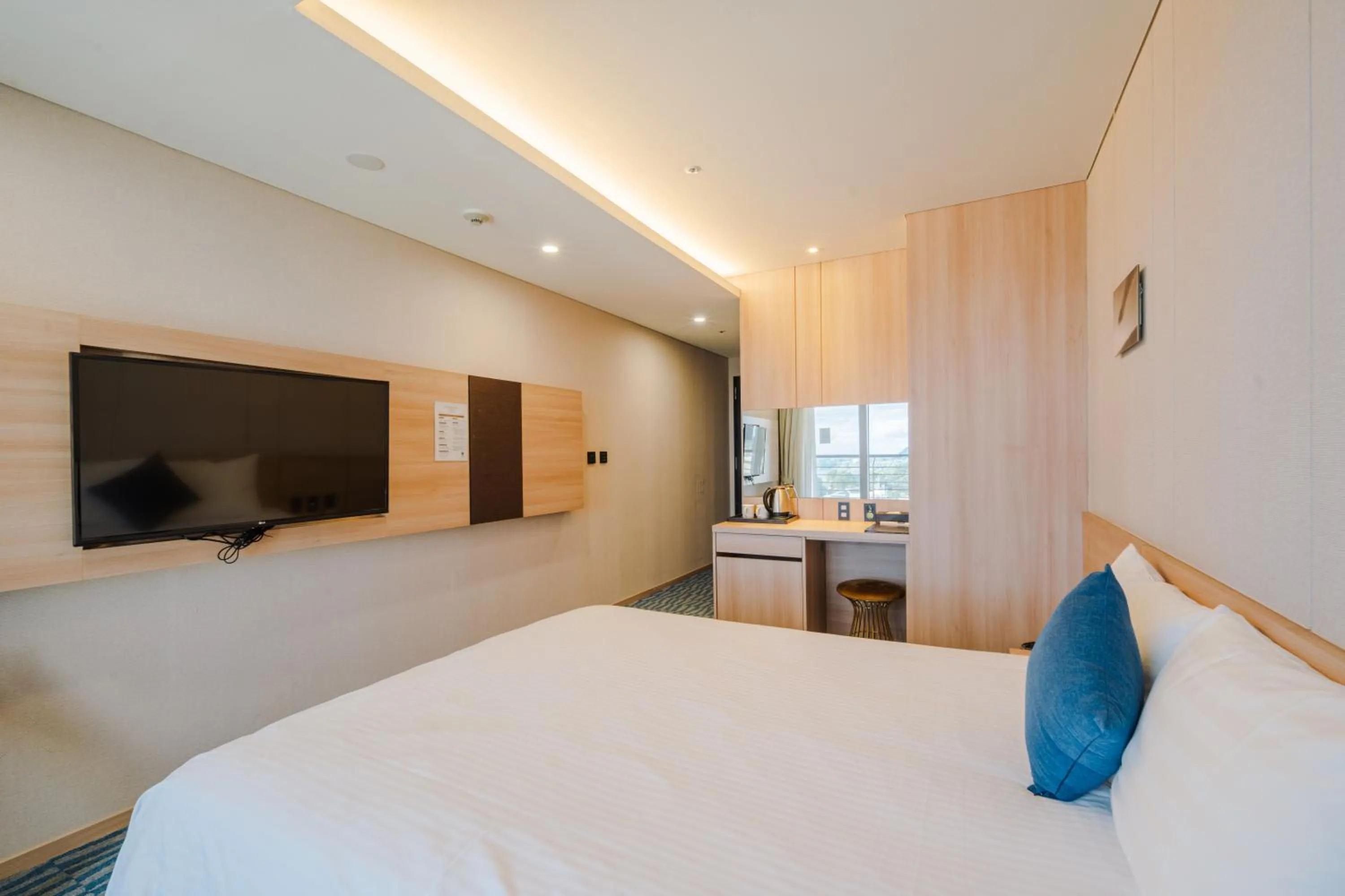 Bed in Hotel bridge Seogwipo