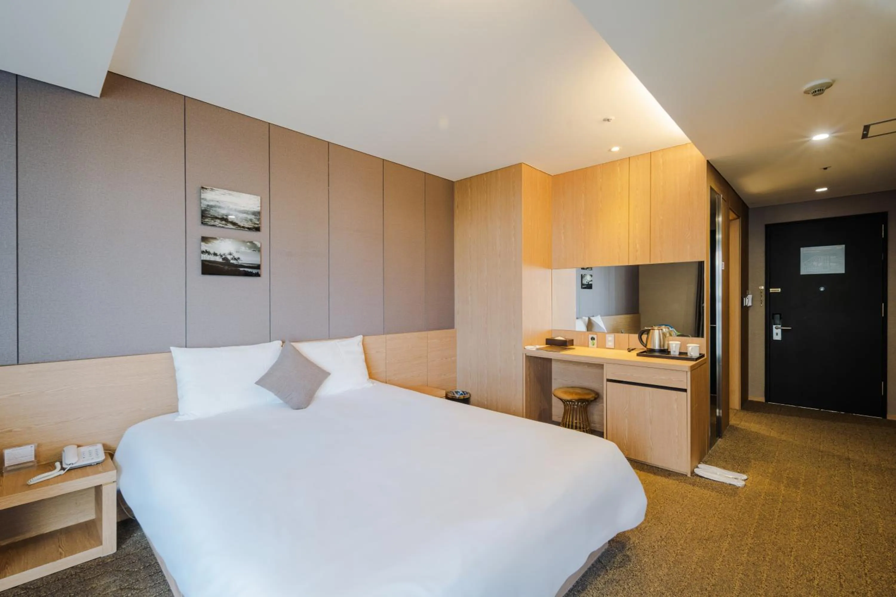 Bed in Hotel bridge Seogwipo