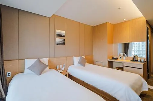 Bed in Hotel bridge Seogwipo