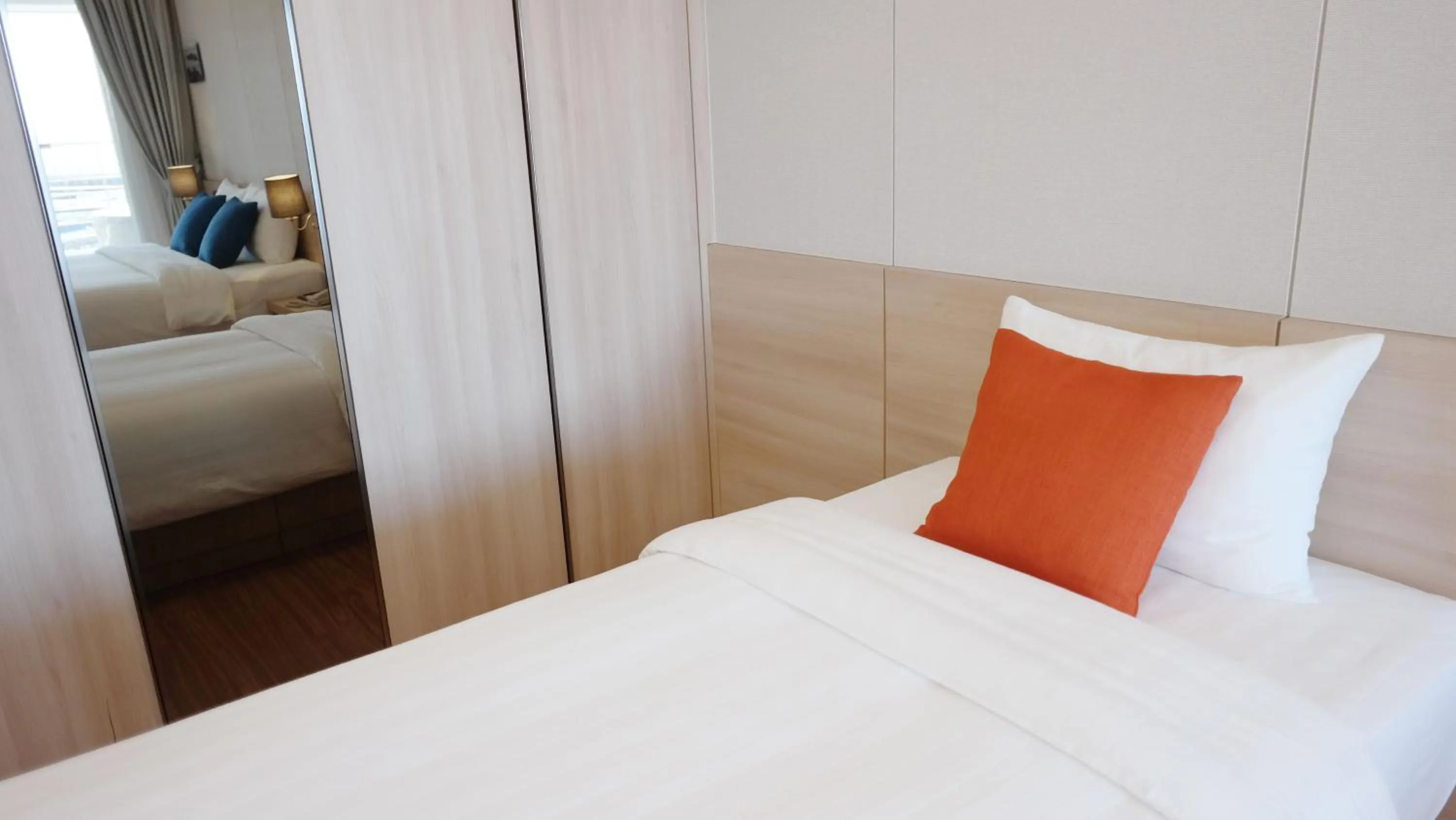 Bed in Hotel bridge Seogwipo