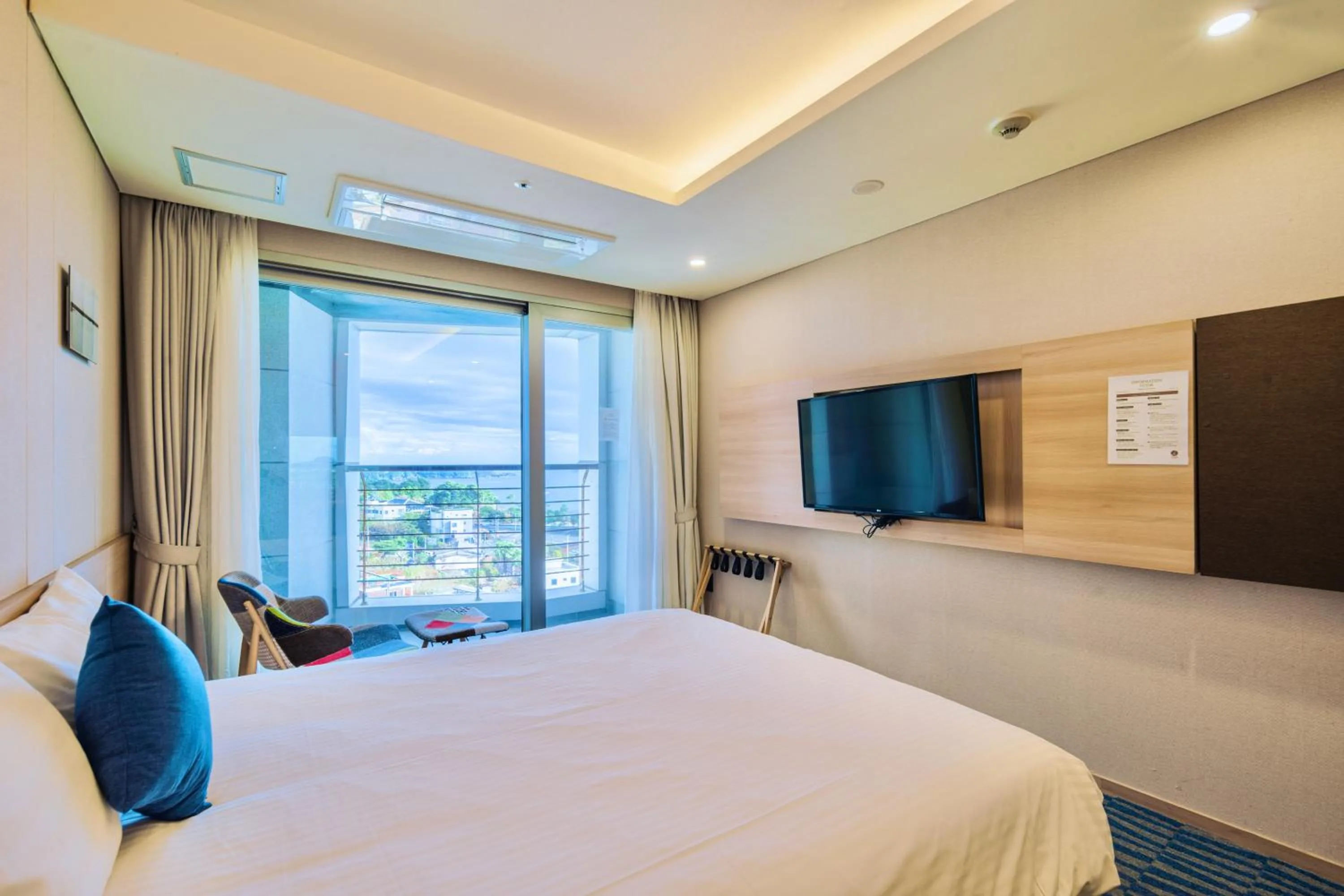 Bed in Hotel bridge Seogwipo