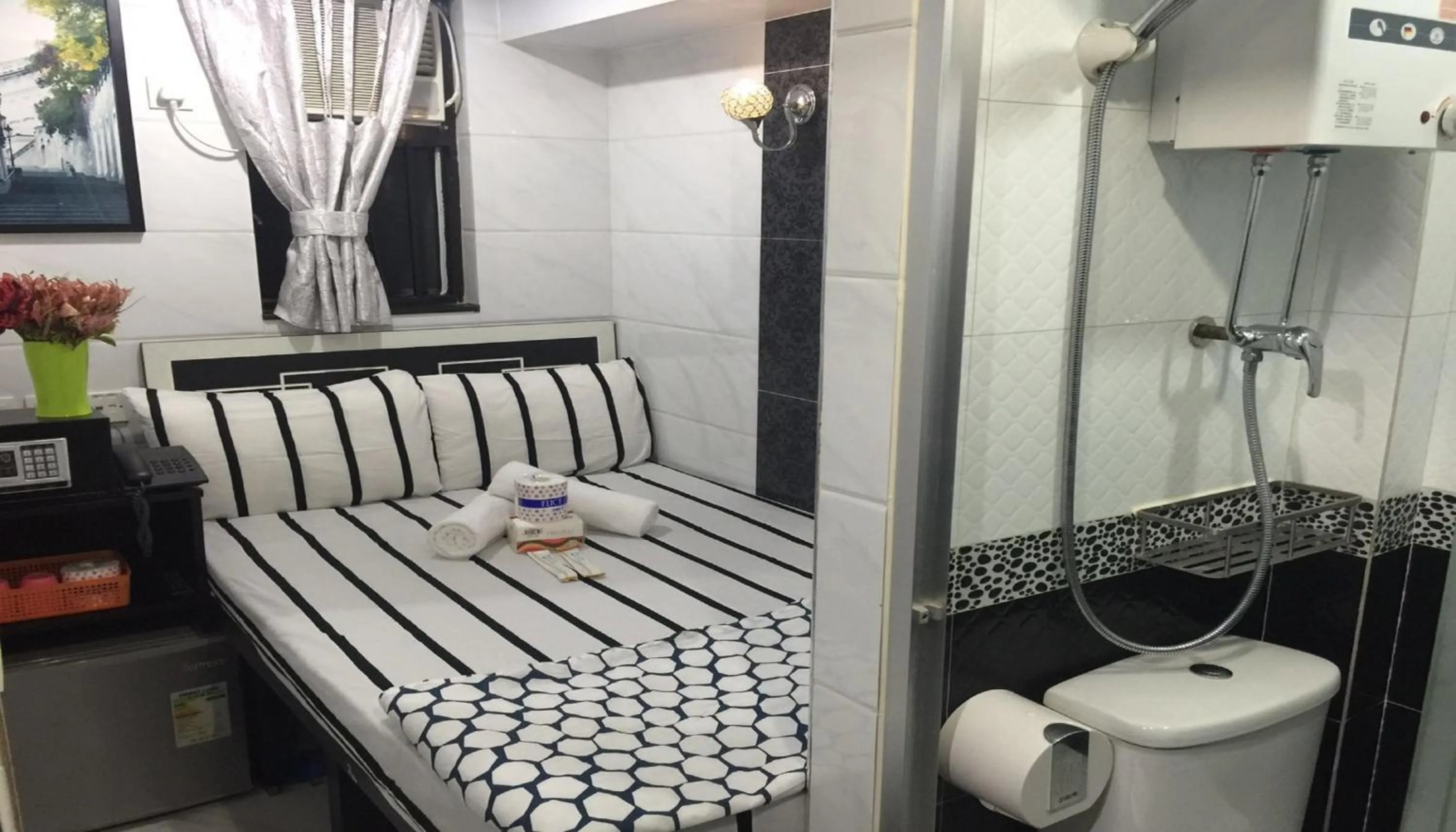 Decorative detail in Skystar Hostel