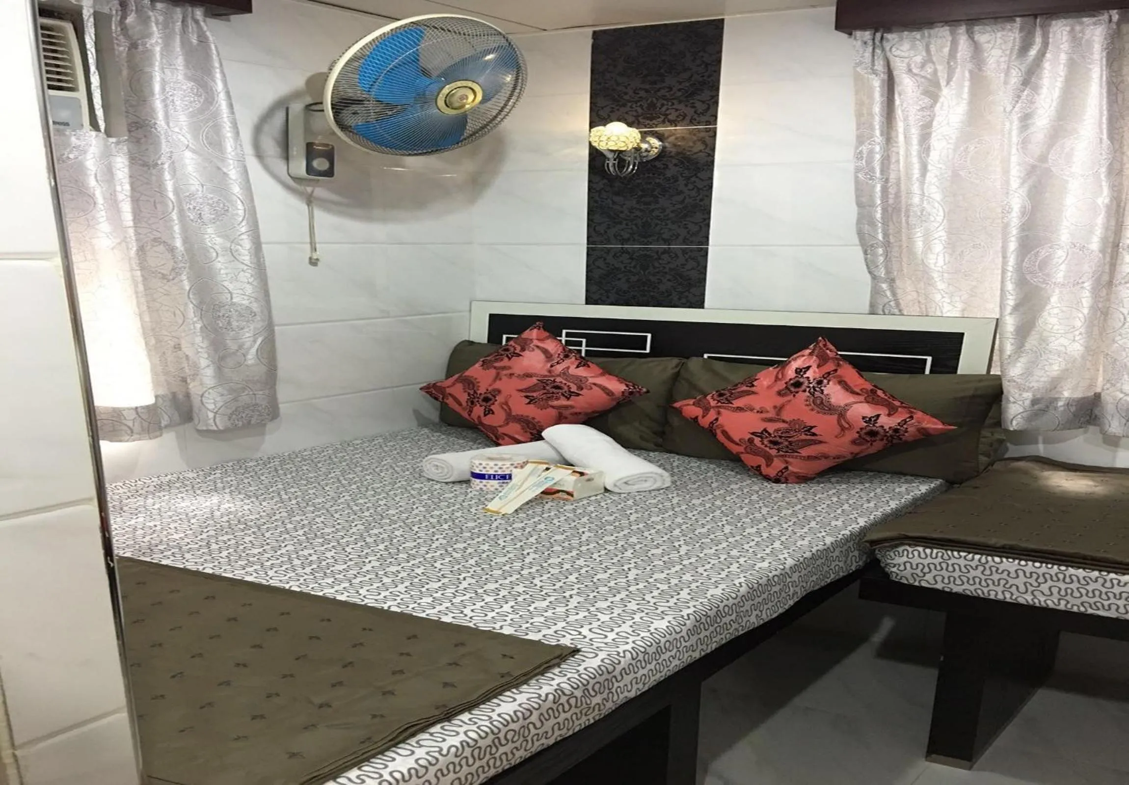 Decorative detail in Skystar Hostel