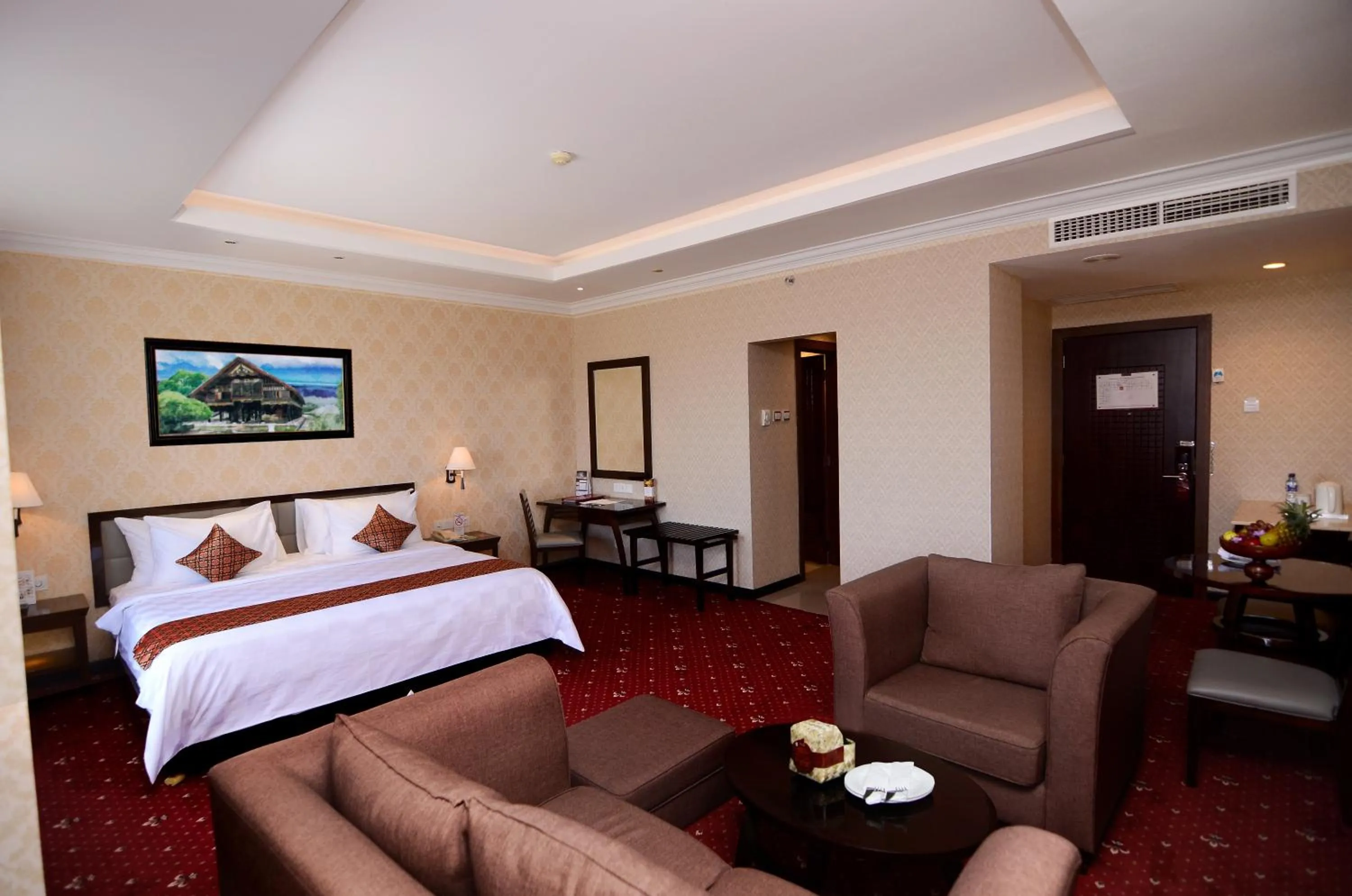 Bed in Hermes Palace Hotel Banda Aceh