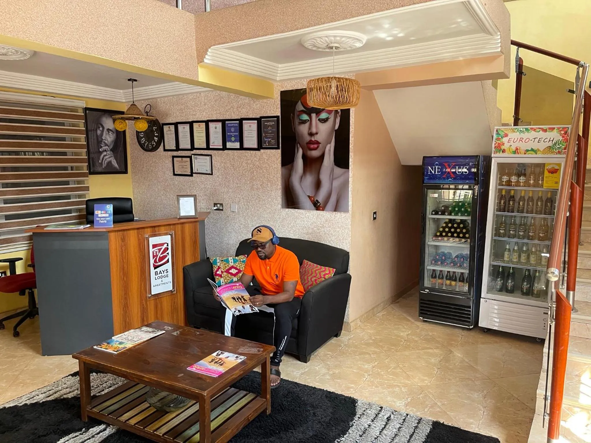 Staff in Bays Lodge, Accra