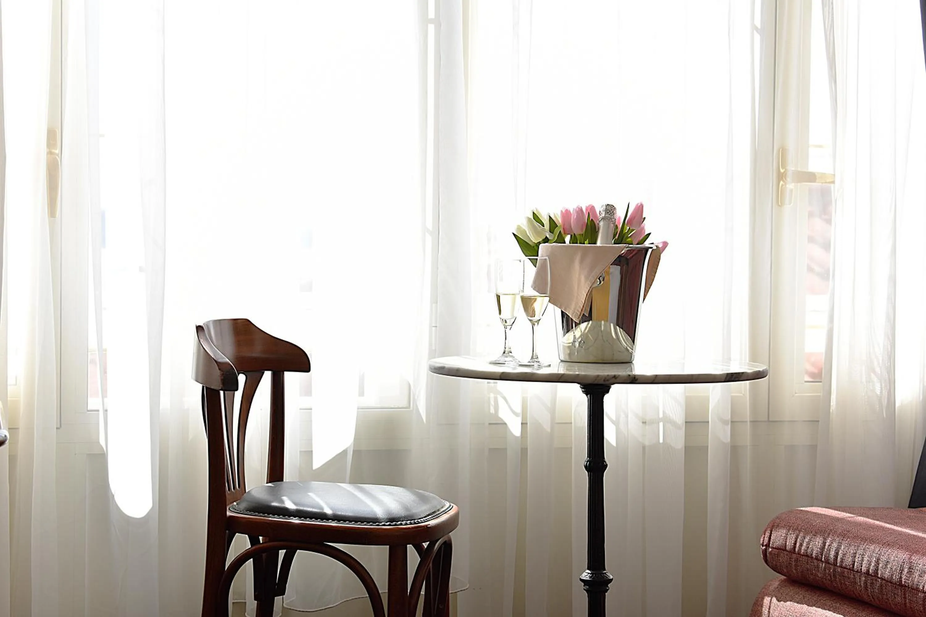 Seating area in Villa Nico