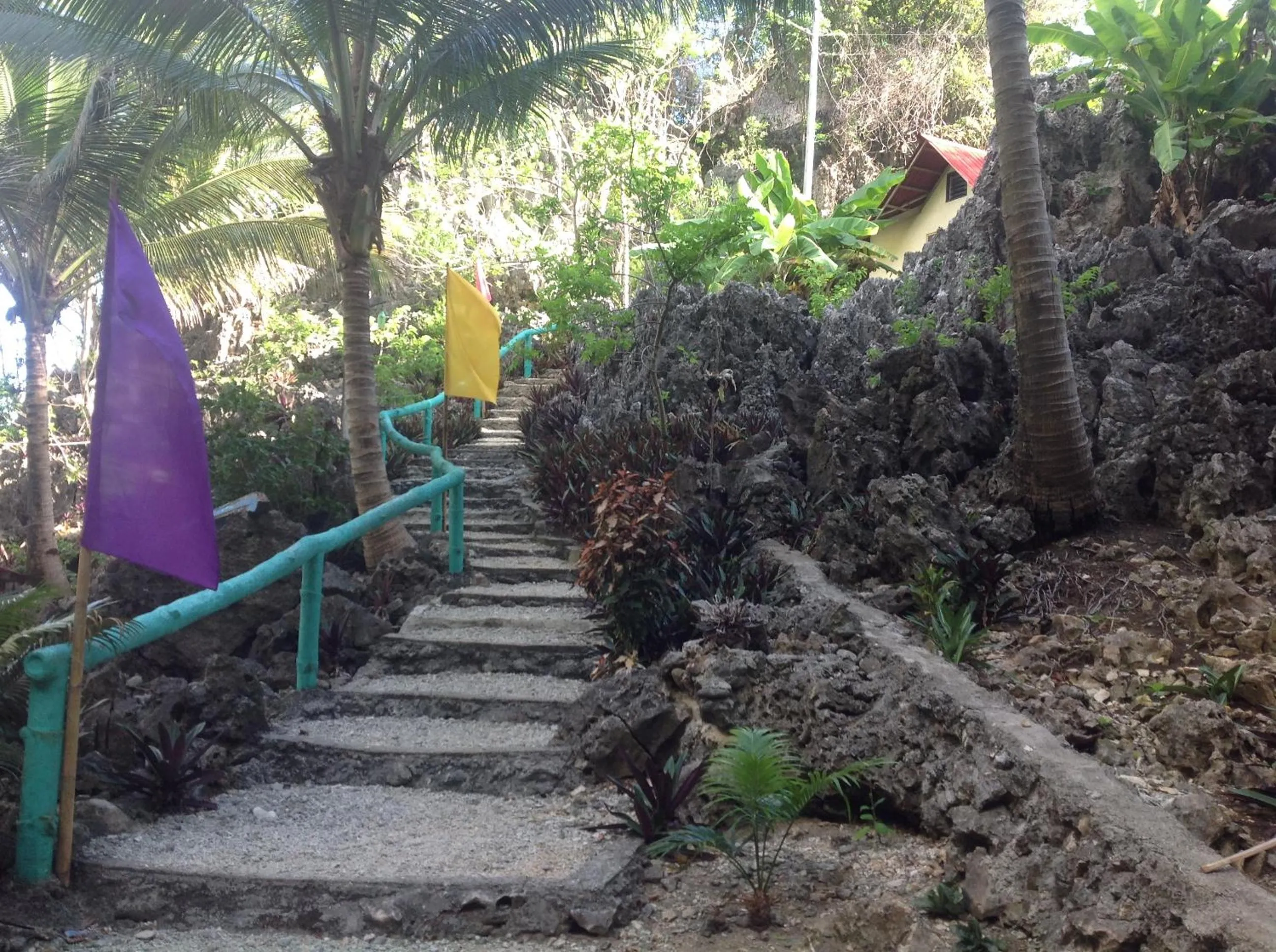 Garden view in Turtle Cove Exclusive Island Resort