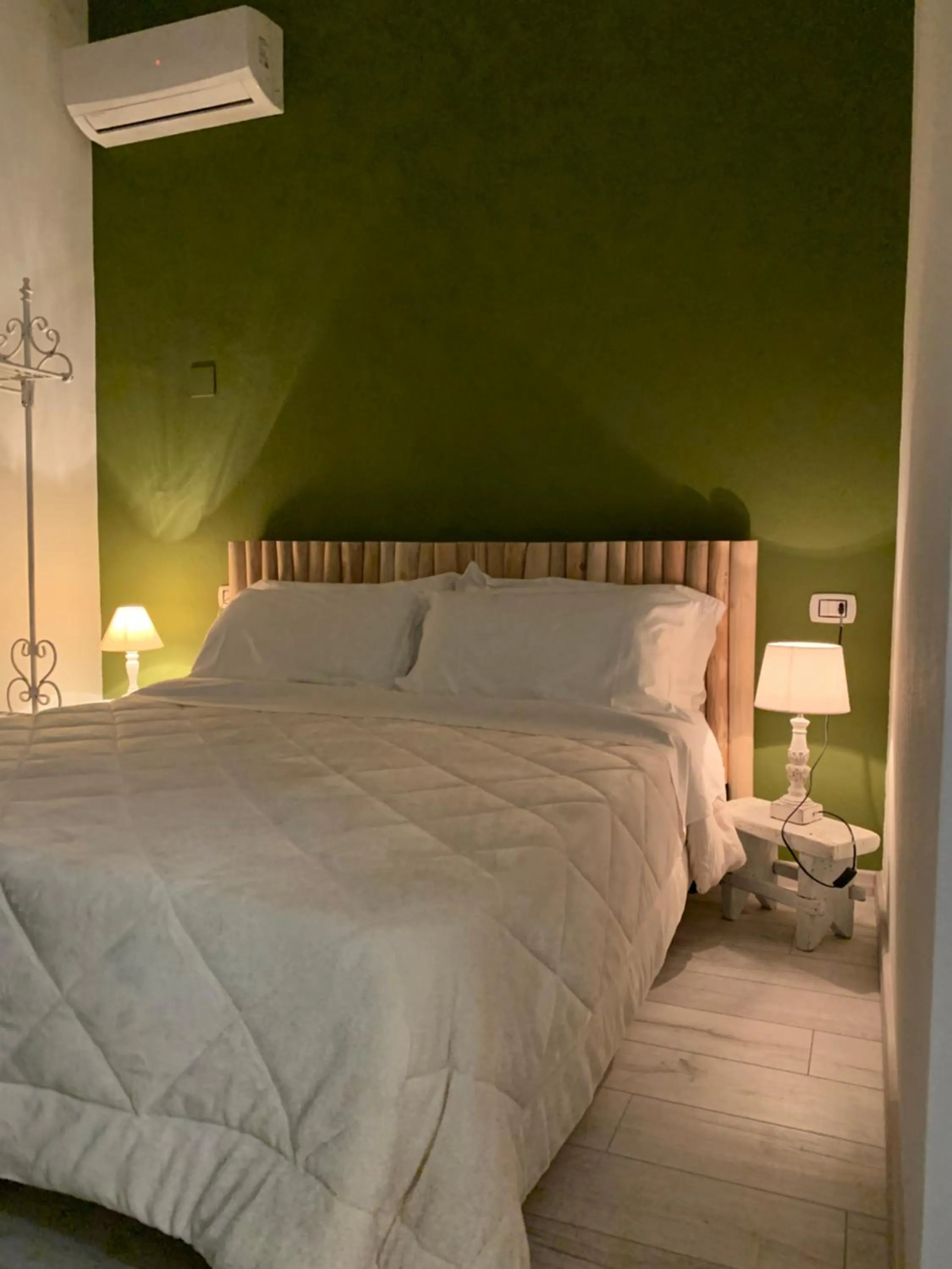 Bed in AGRIB&B Il Pomo d'oro