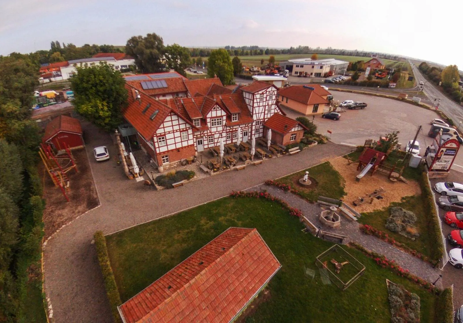 Bird's eye view in Hotel Restaurant Mühlenhof Bosse
