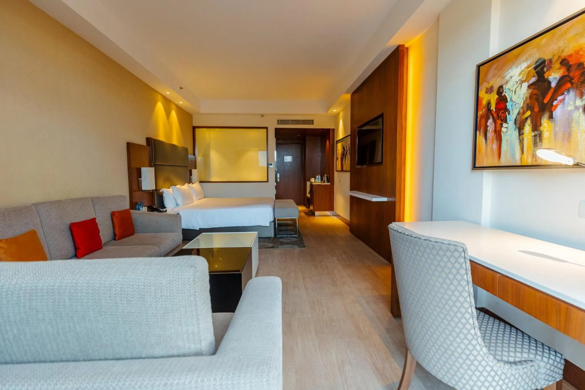 Photo of the whole room, Bed in Crowne Plaza Nairobi Airport by IHG