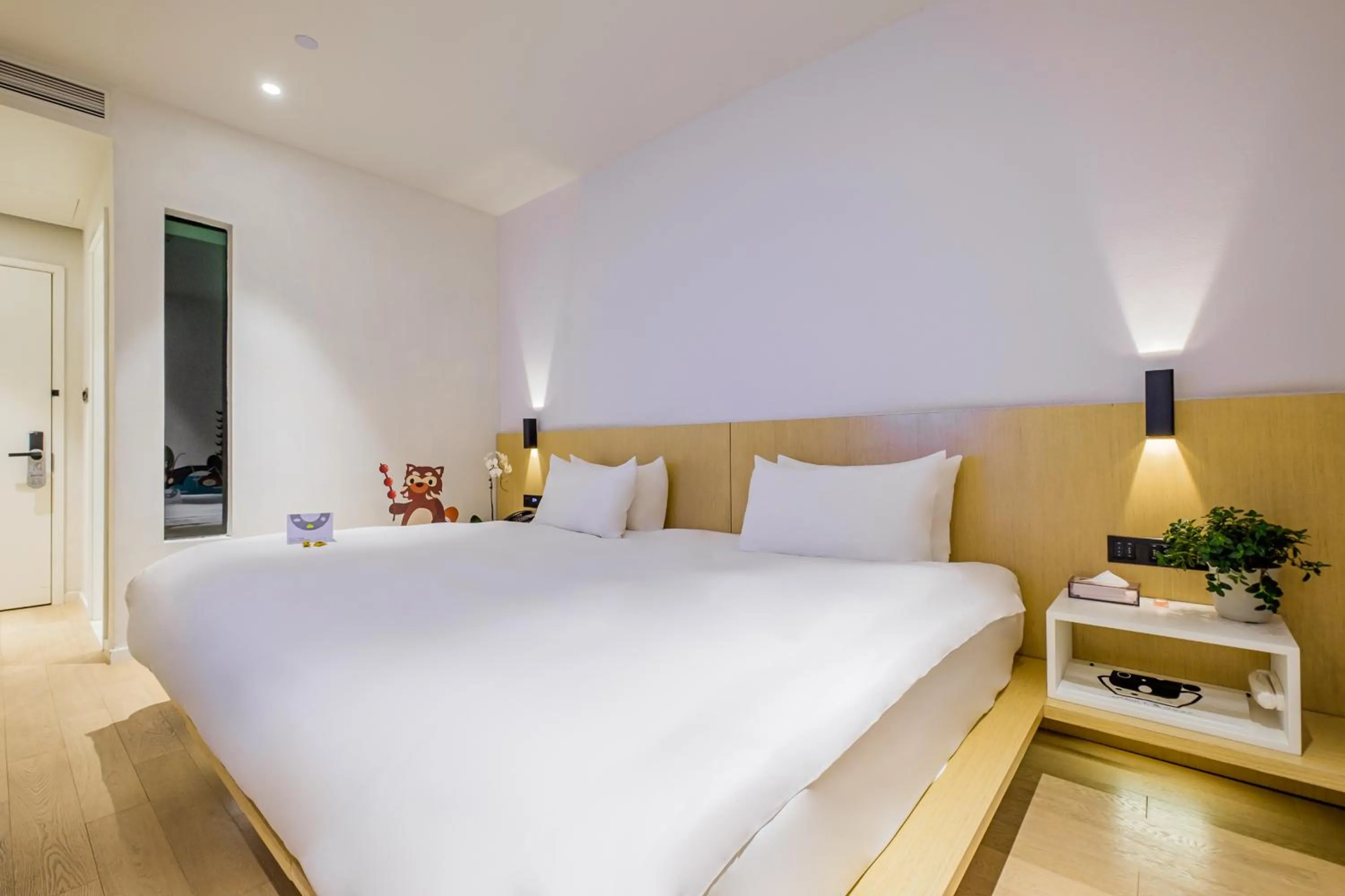 Bed in PACE HOTEL Suzhou Renmin Branch