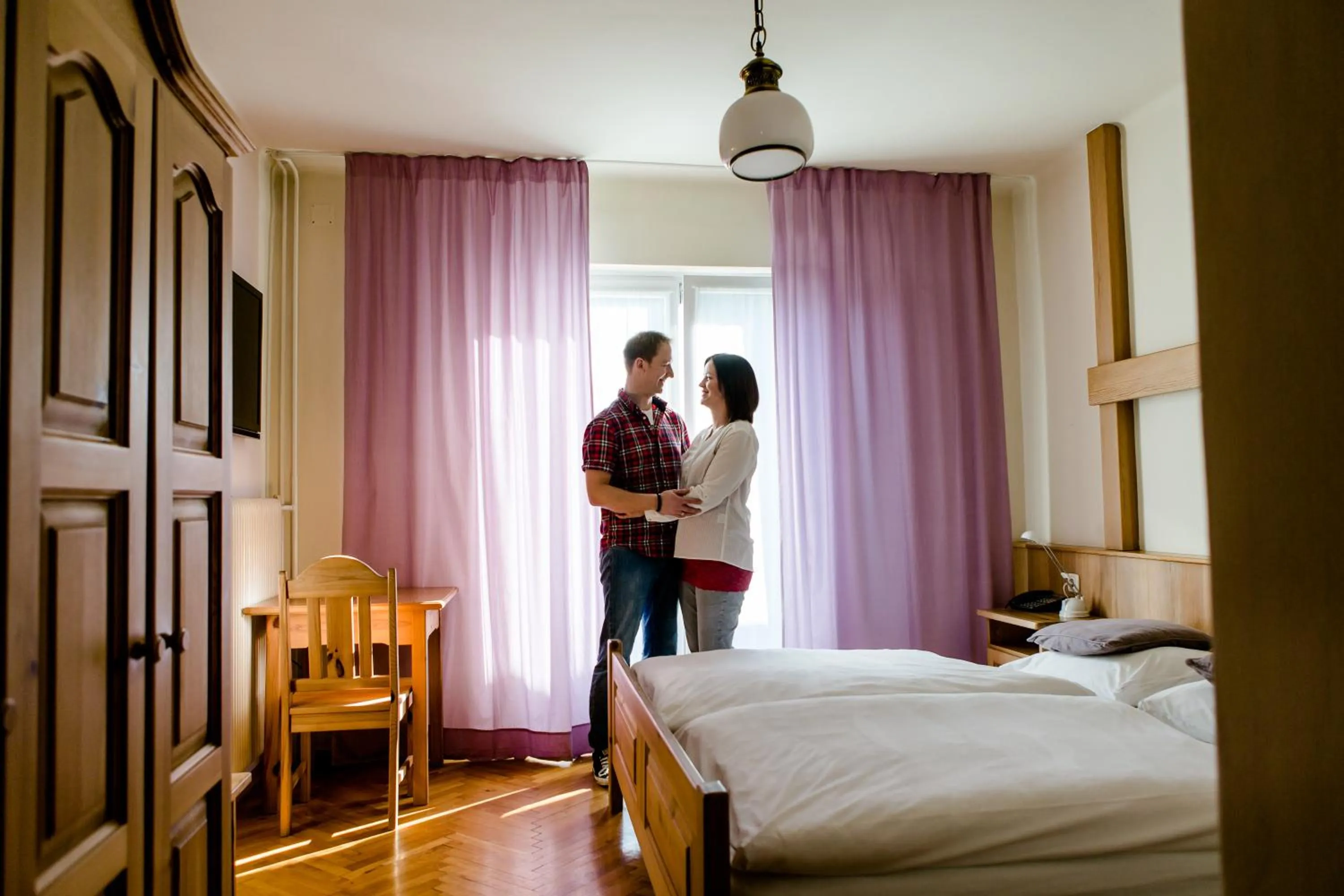 Bedroom in Landgasthof Steinmühl Hofbauer Frühstückspension und Campingplatz