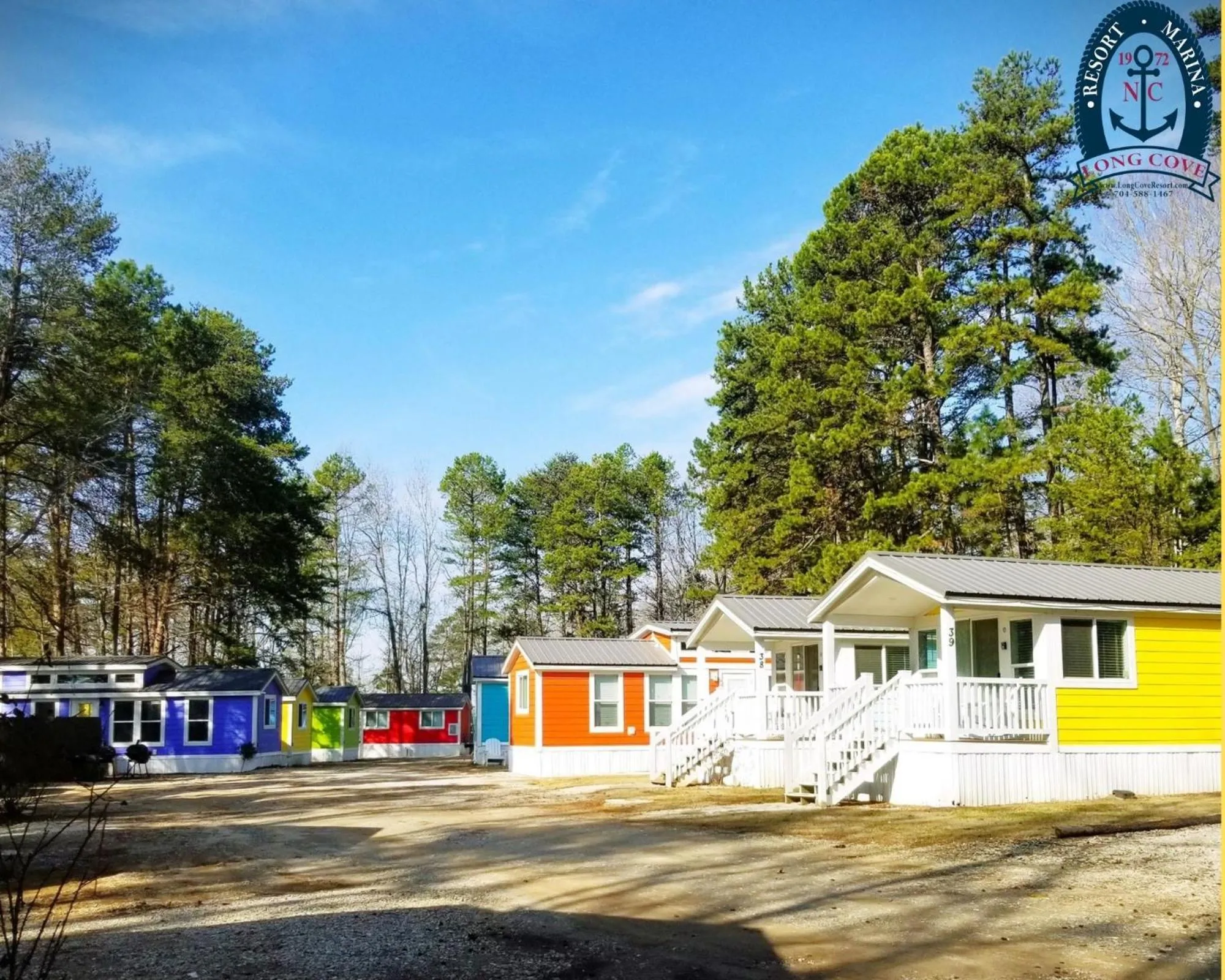 Property building in Long Cove Resort and Marina