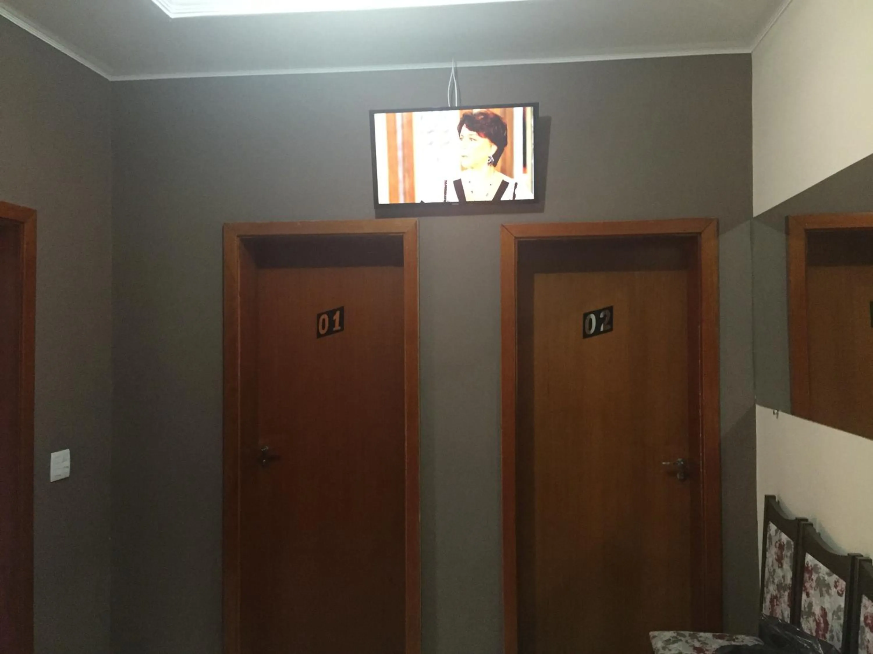 Communal lounge/ TV room in Pousada Pimenta Olimpia