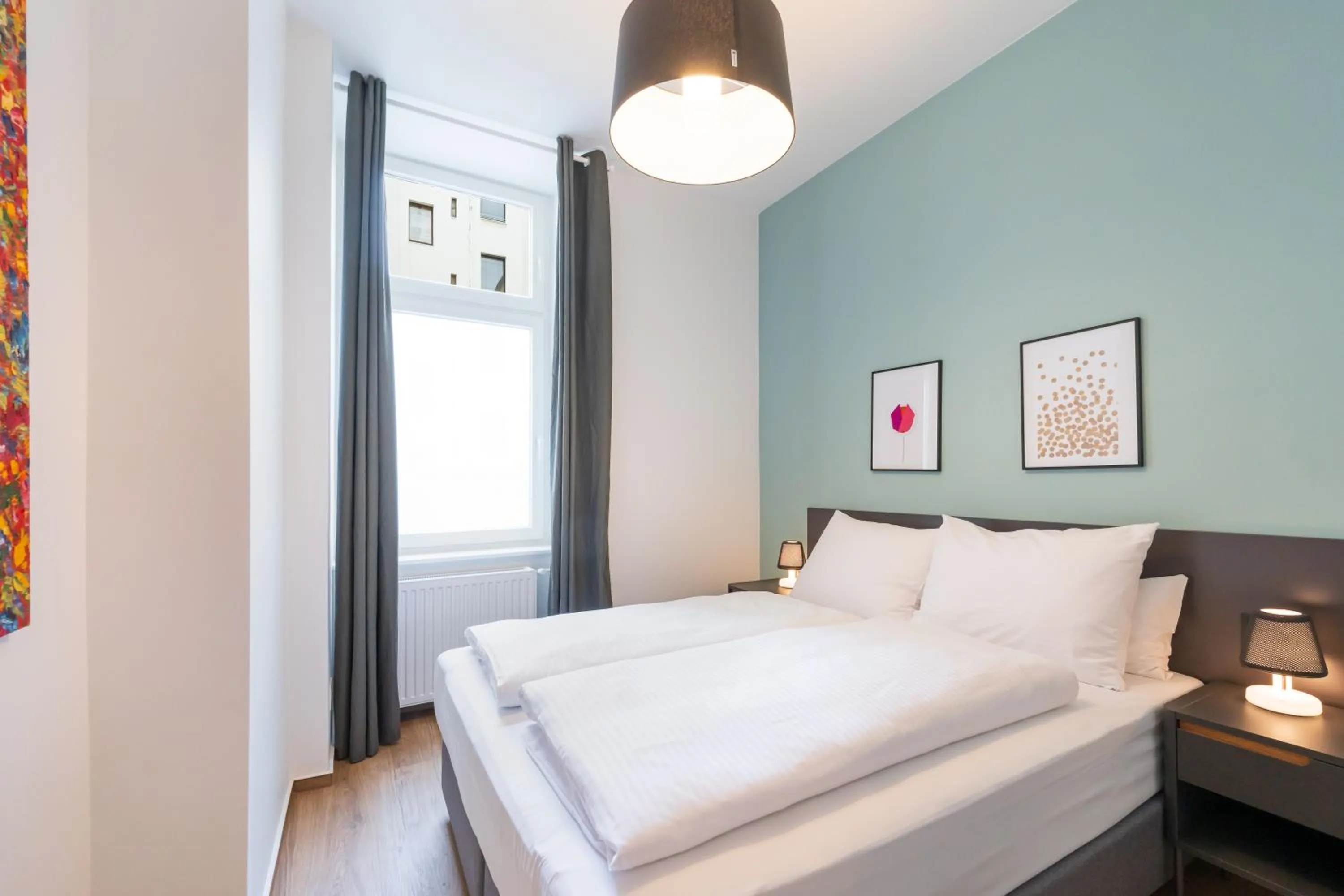 Bedroom, Bed in BENSIMON apartments Mitte - Moabit