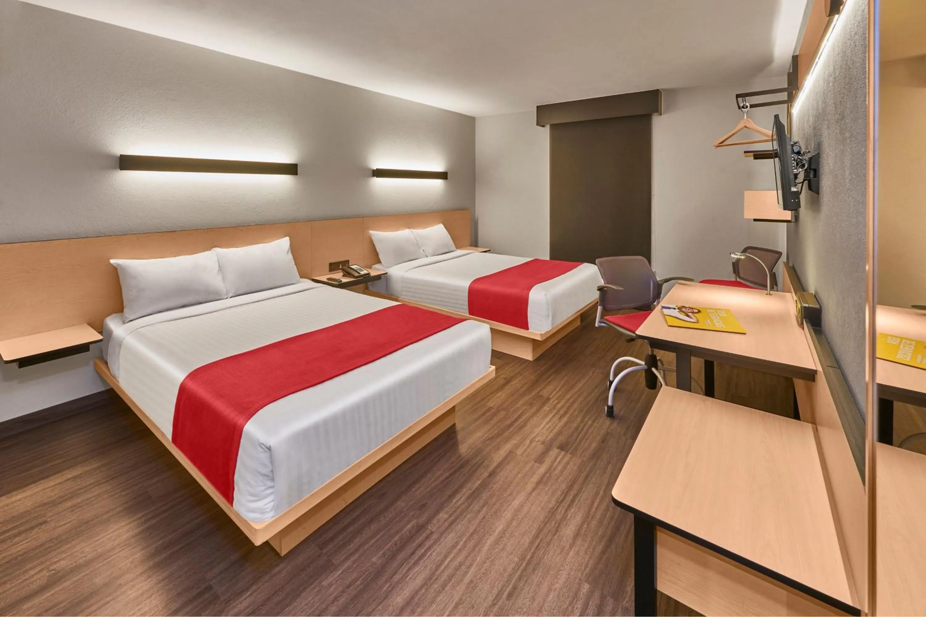 Bedroom, Bed in City Express by Marriott Celaya Galerias