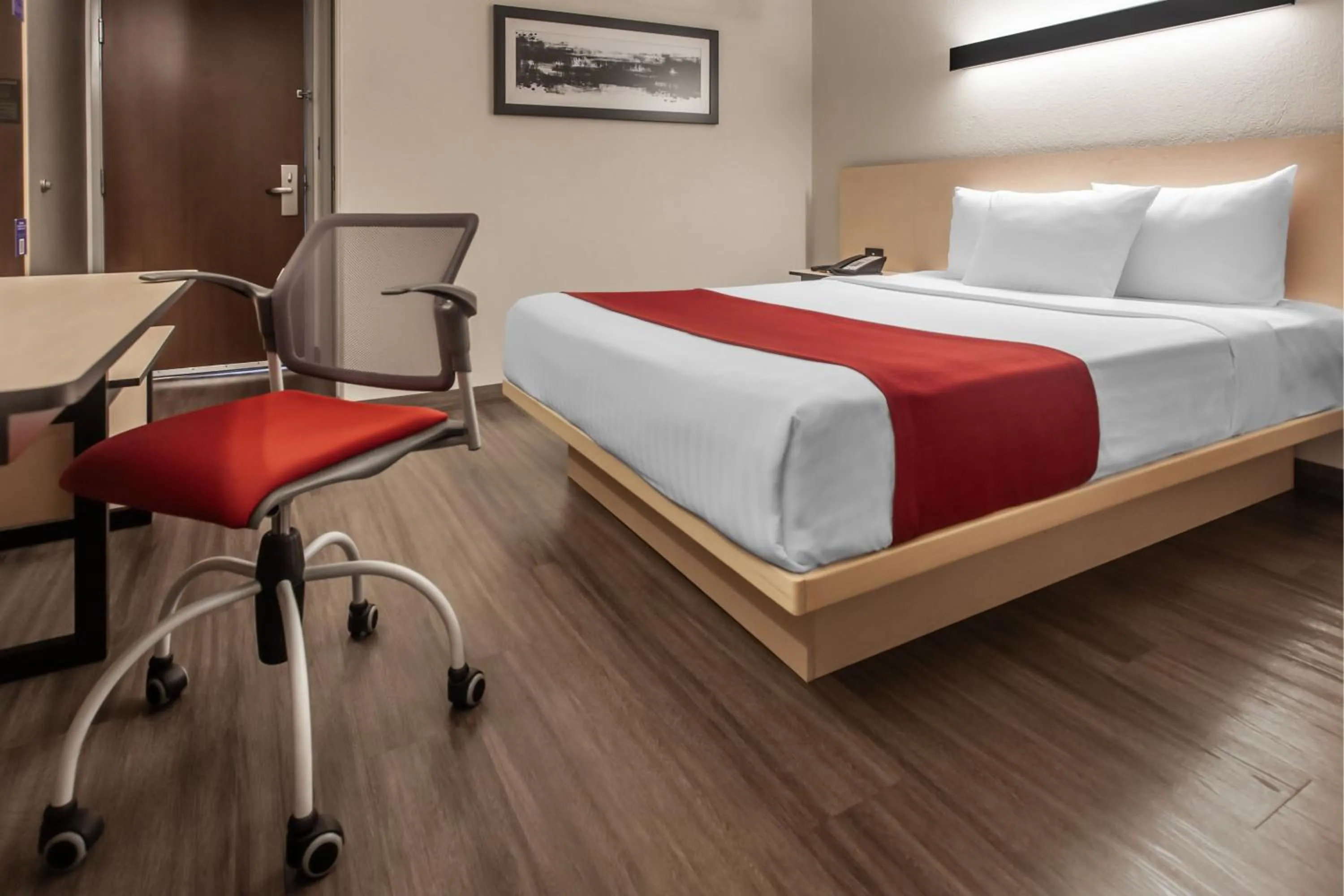 Bedroom, Bed in City Express by Marriott Celaya Galerias