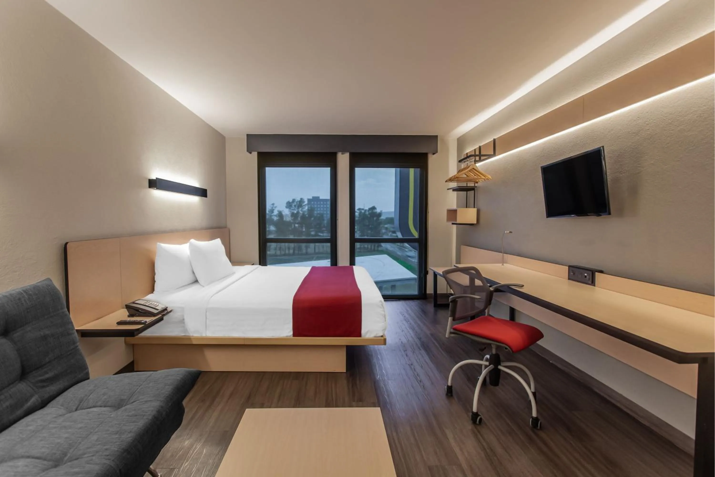 Bedroom, Bed in City Express by Marriott Celaya Galerias