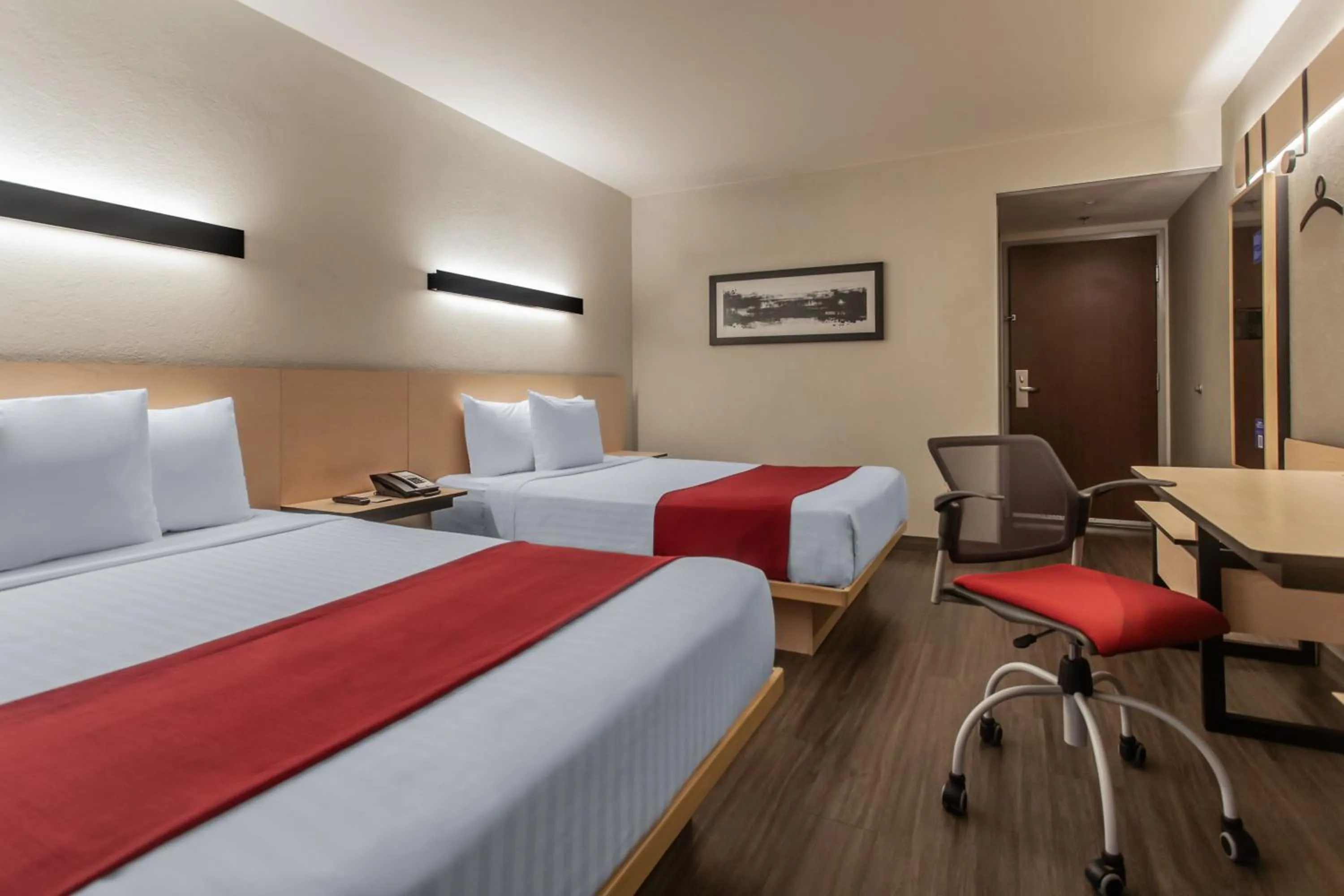 Bedroom, Bed in City Express by Marriott Celaya Galerias